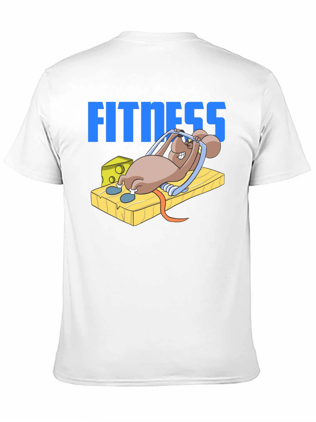 Funny Fitness Mouse T-Shirt - Gym Humor Tee