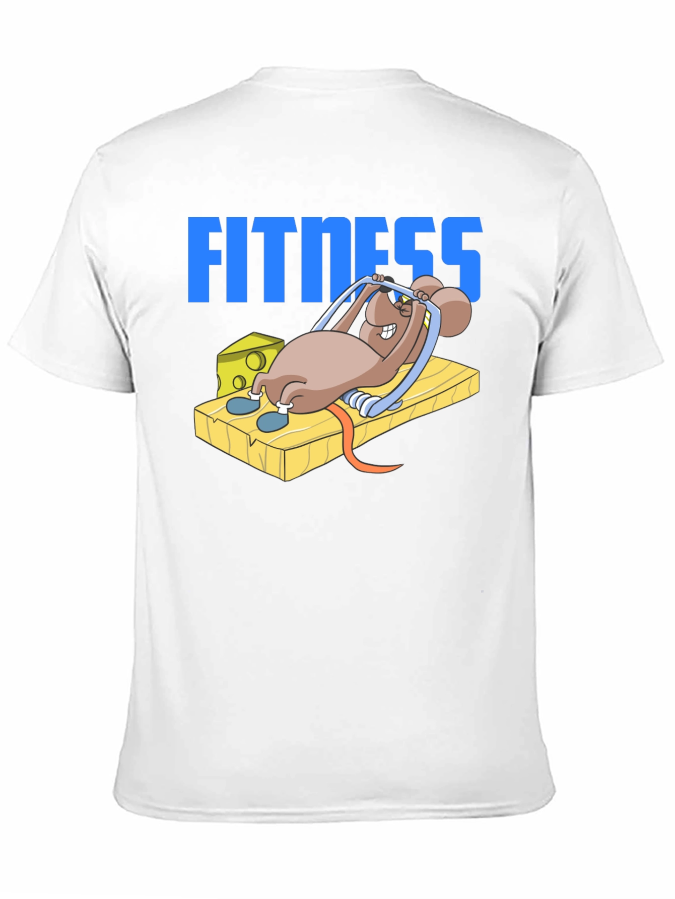 Funny Fitness Mouse T-Shirt - Gym Humor Tee