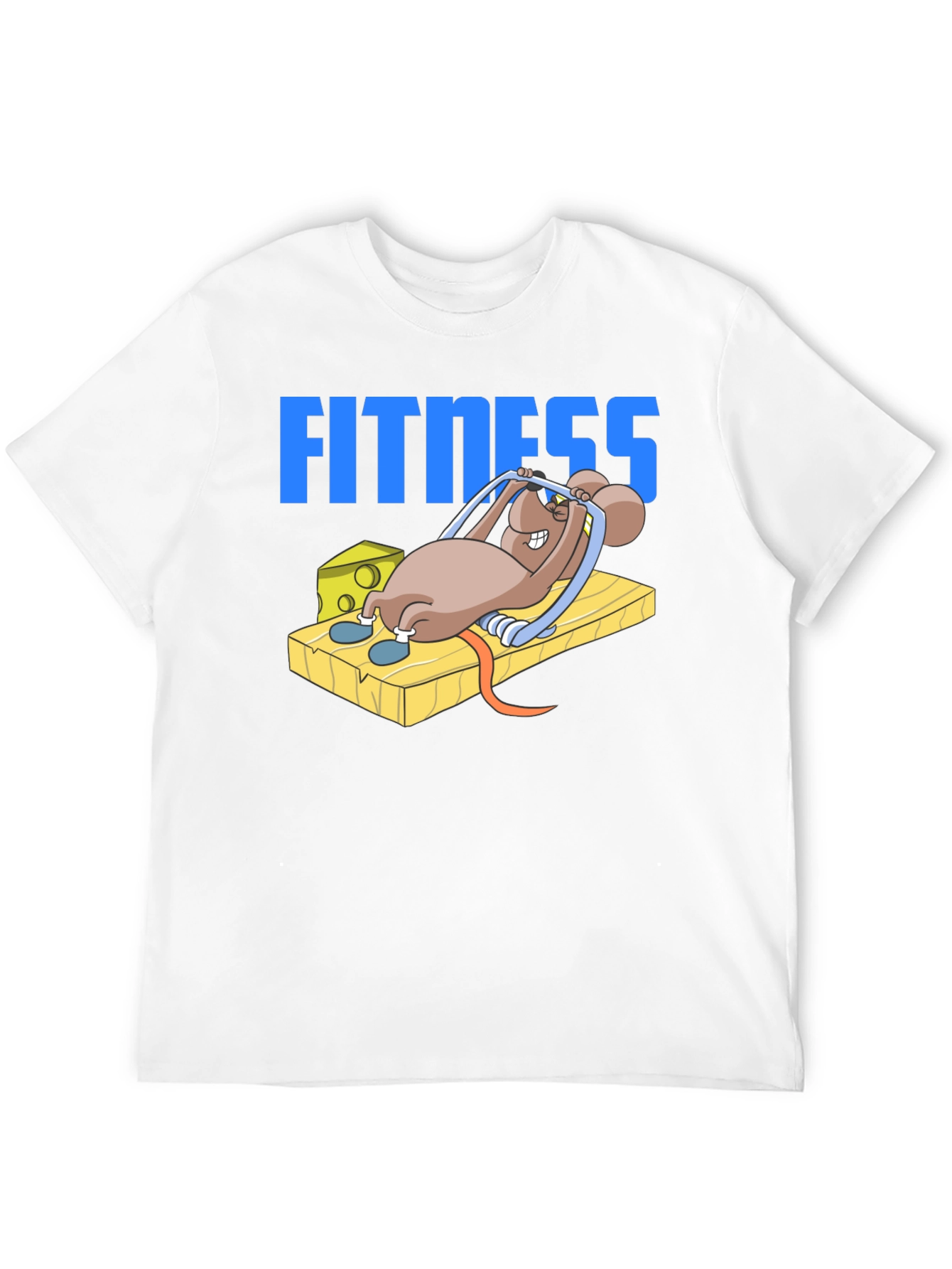 Funny Fitness Mouse T-Shirt - Gym Humor Tee