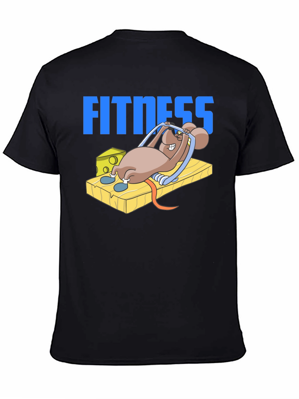 Funny Fitness Mouse T-Shirt - Gym Humor Tee