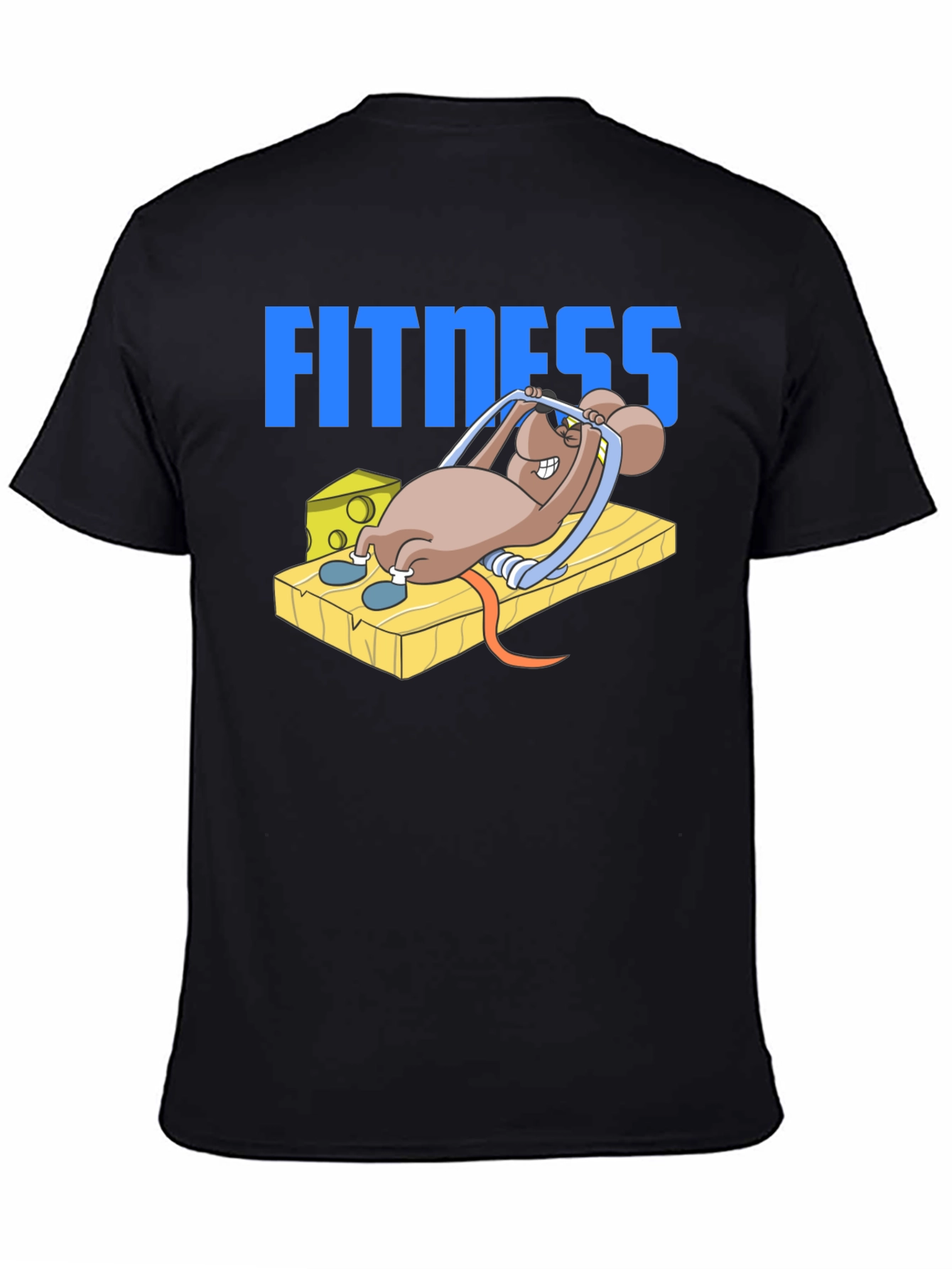 Funny Fitness Mouse T-Shirt - Gym Humor Tee