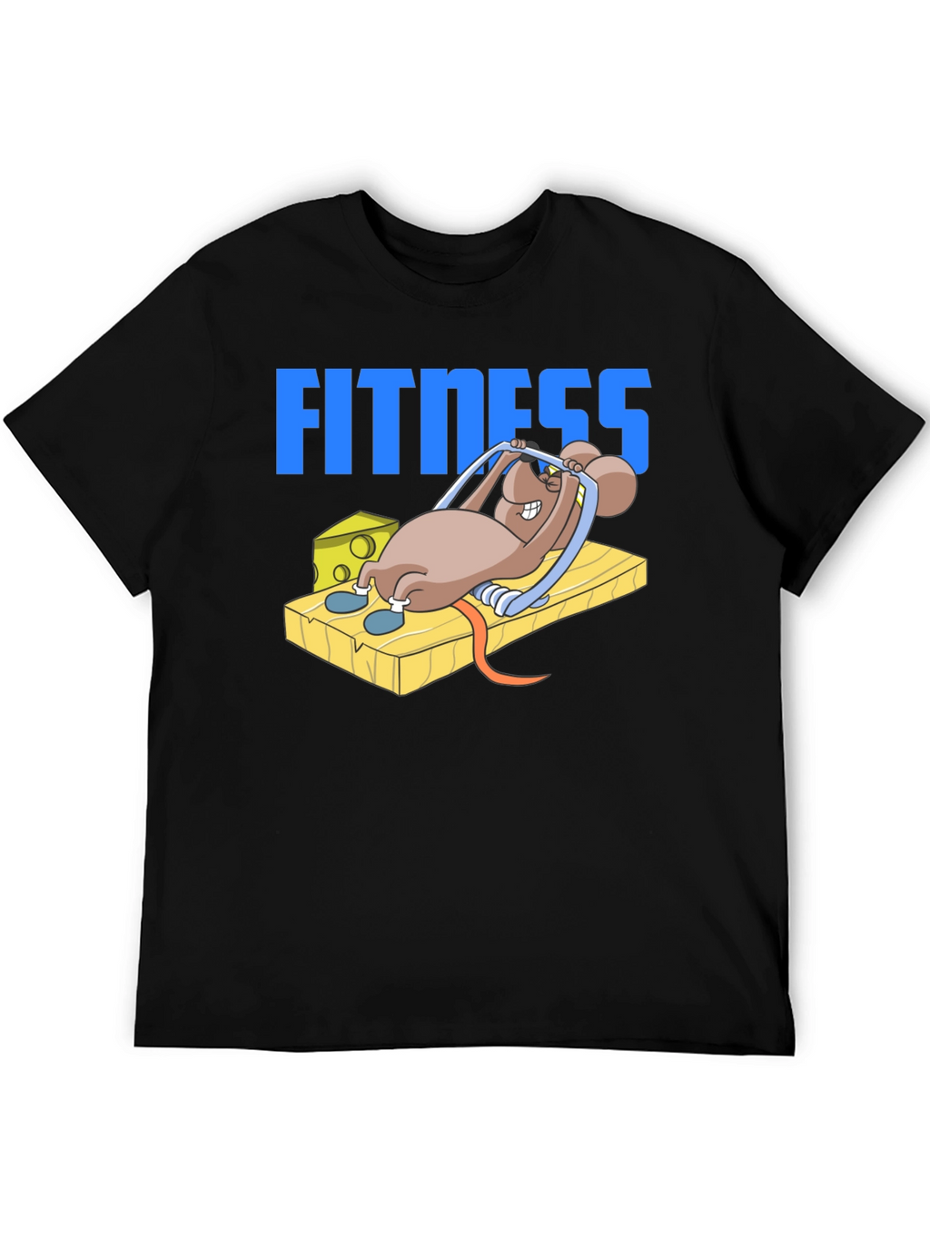 Funny Fitness Mouse T-Shirt - Gym Humor Tee