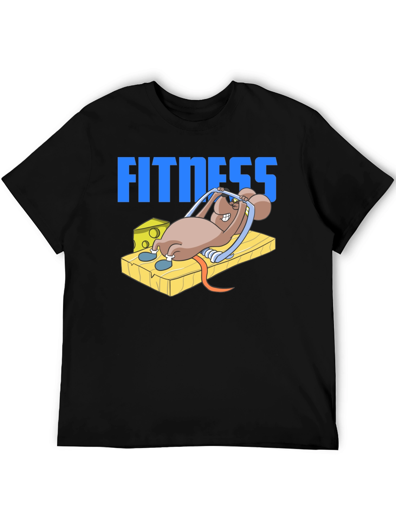 Funny Fitness Mouse T-Shirt - Gym Humor Tee