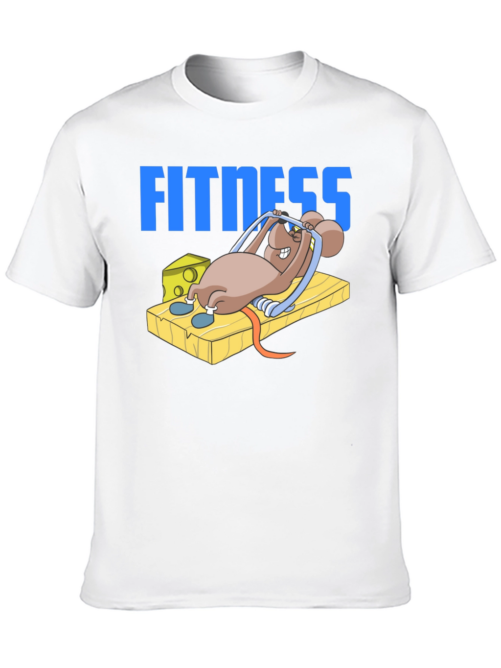 Funny Fitness Mouse T-Shirt - Gym Humor Tee