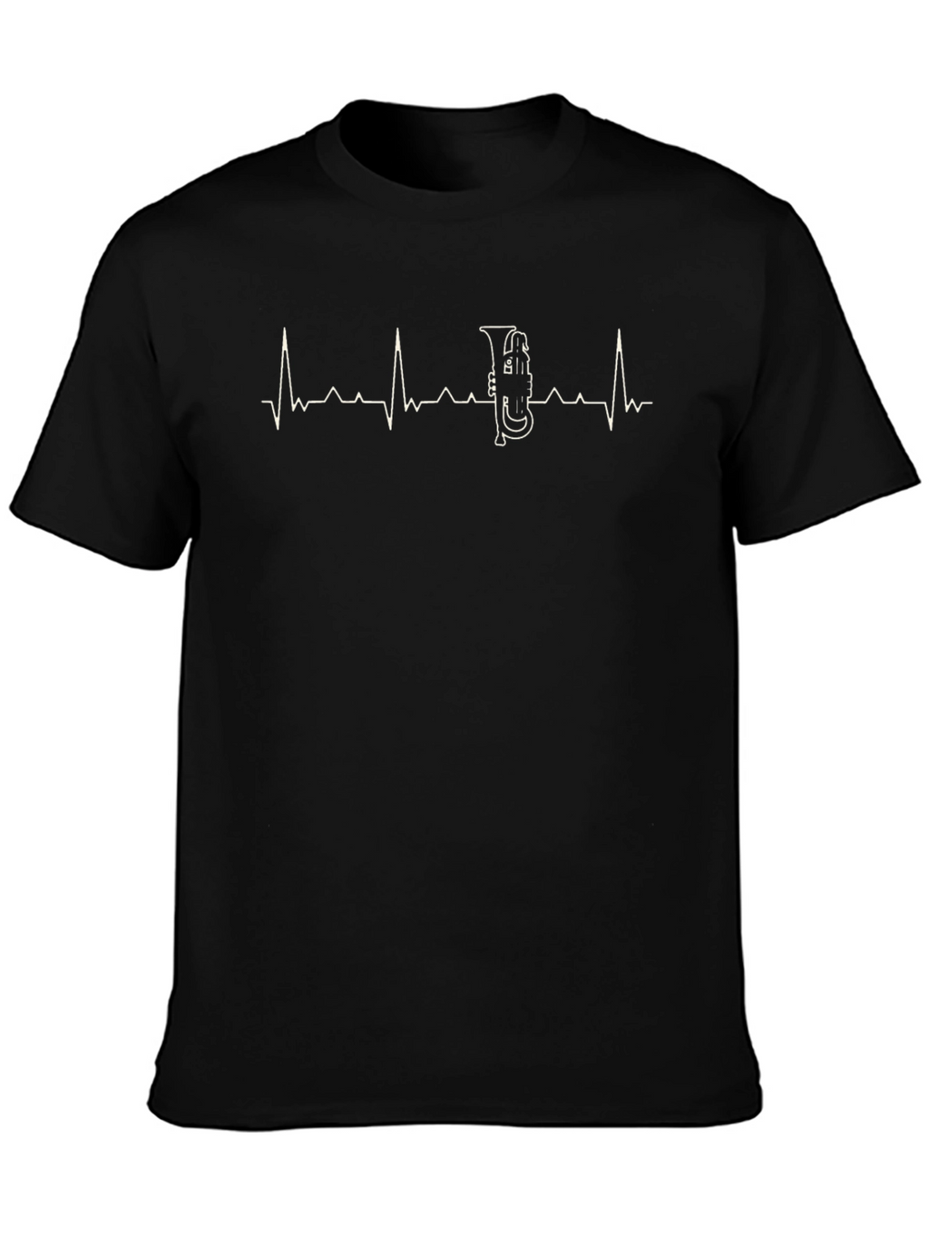 Tuba Heartbeat T-Shirt - Music Lover Tee