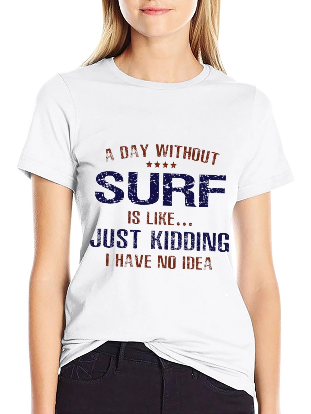 Funny Surfing T-Shirt - A Day Without Surf