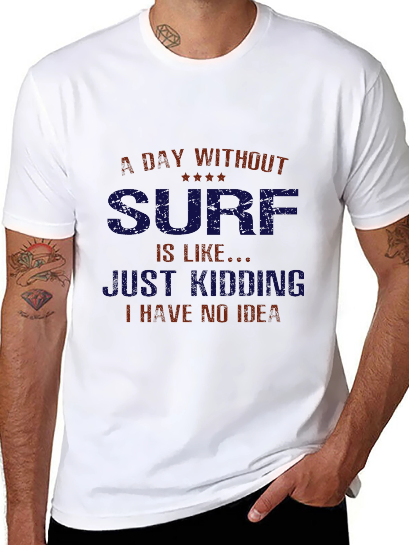 Funny Surfing T-Shirt - A Day Without Surf