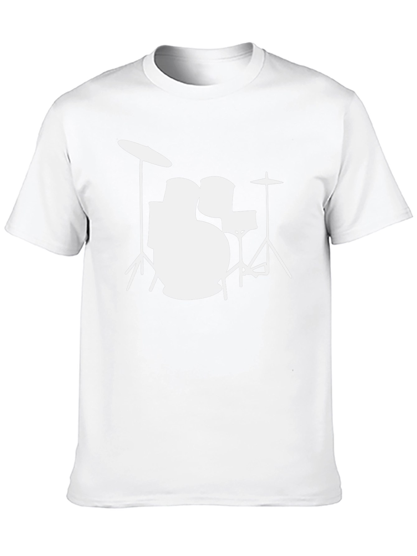 Drum Kit Graphic Tee - Black