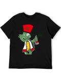 Cartoon Turtle Morocco Pride T-Shirt