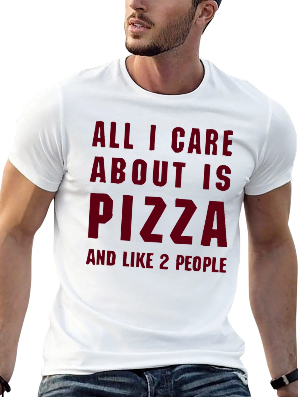 Pizza Lover Graphic Tee - Funny T-Shirt