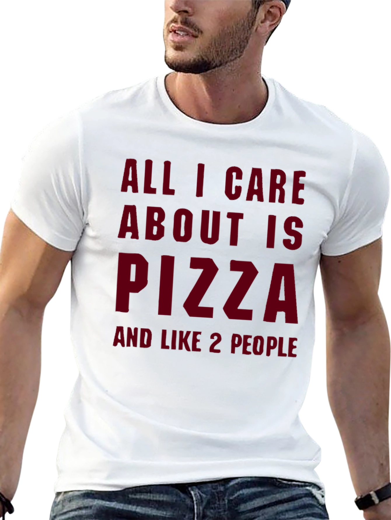 Pizza Lover Graphic Tee - Funny T-Shirt