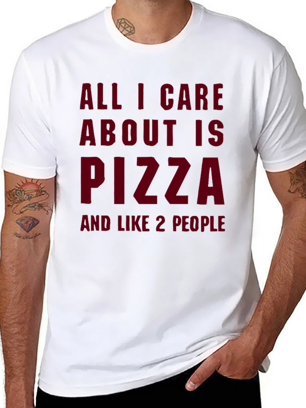 Pizza Lover Graphic Tee - Funny T-Shirt