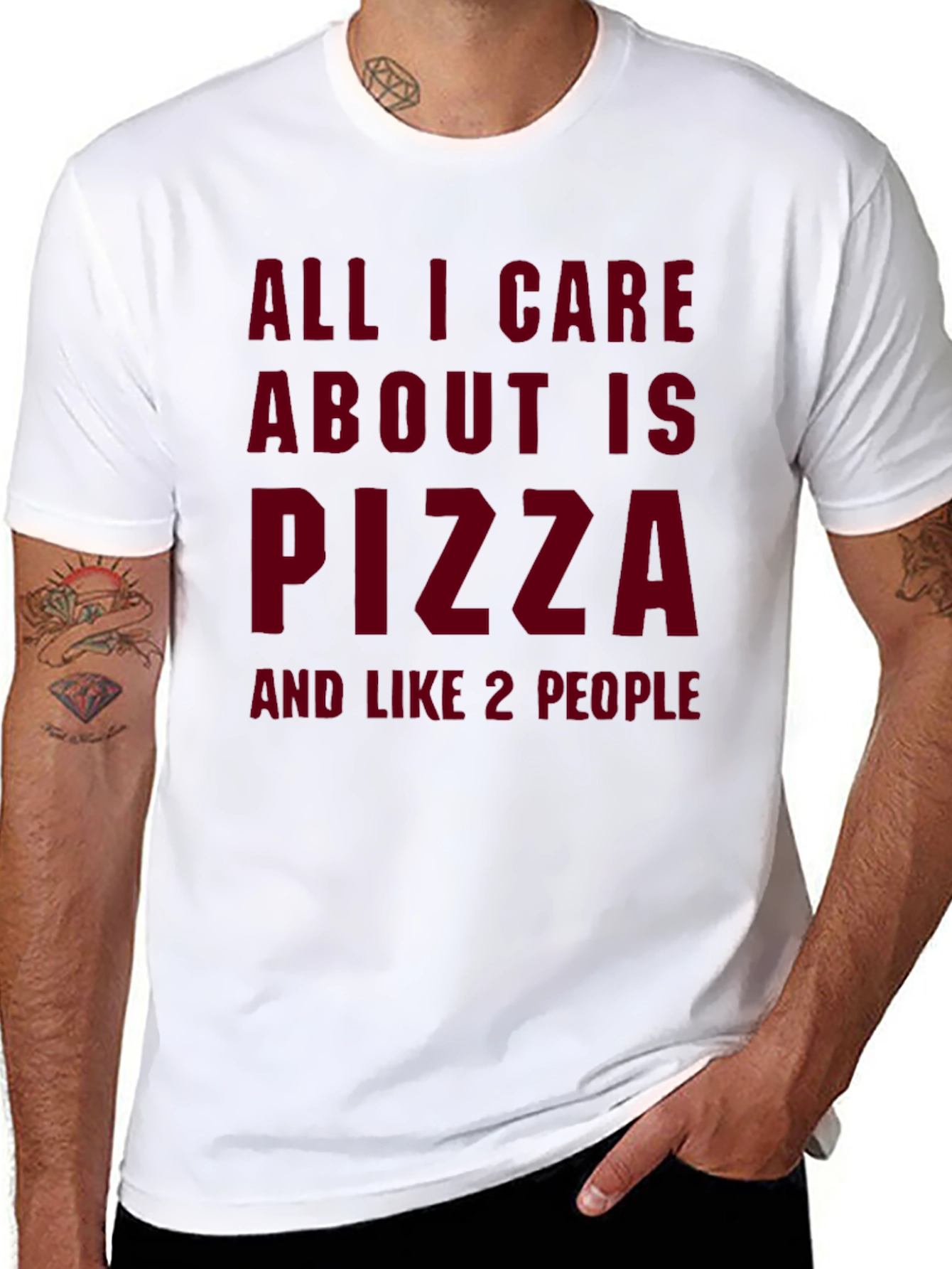 Pizza Lover Graphic Tee - Funny T-Shirt