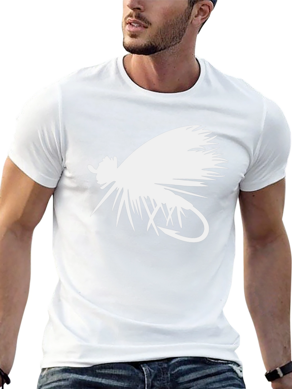 Fishing Fly Graphic T-Shirt - Classic Style