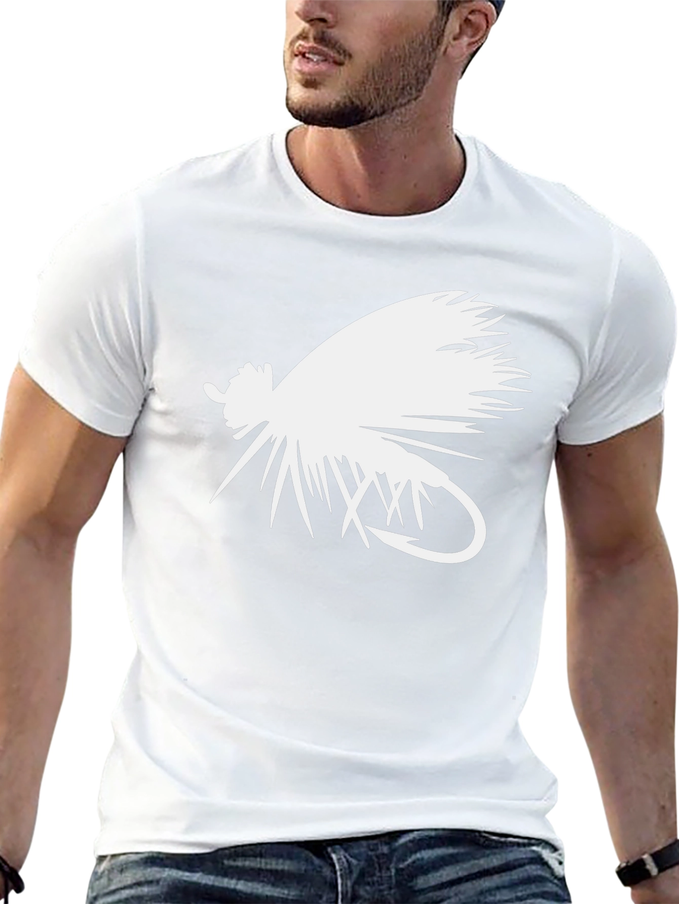 Fishing Fly Graphic T-Shirt - Classic Style
