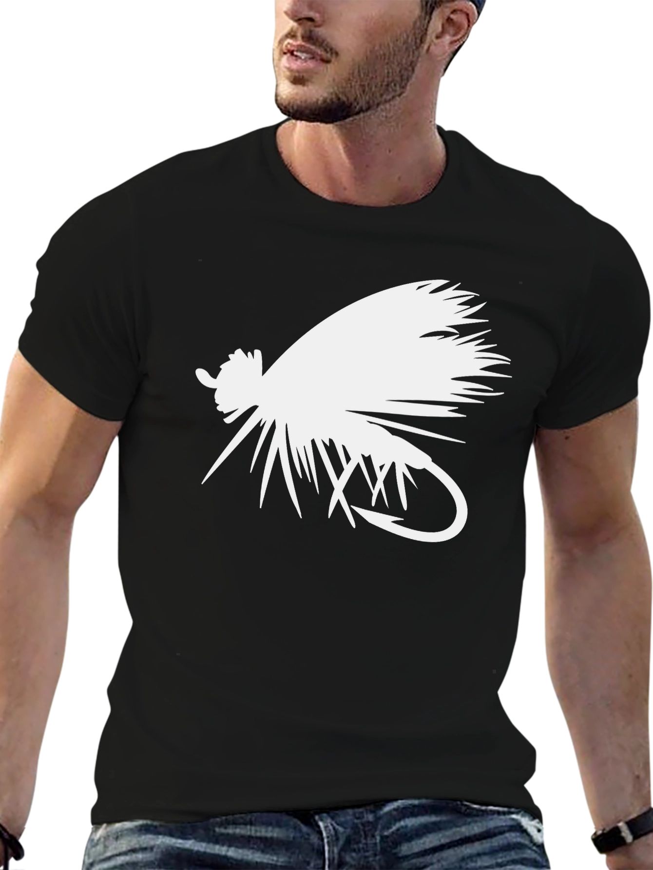 Fishing Fly Graphic T-Shirt - Classic Style