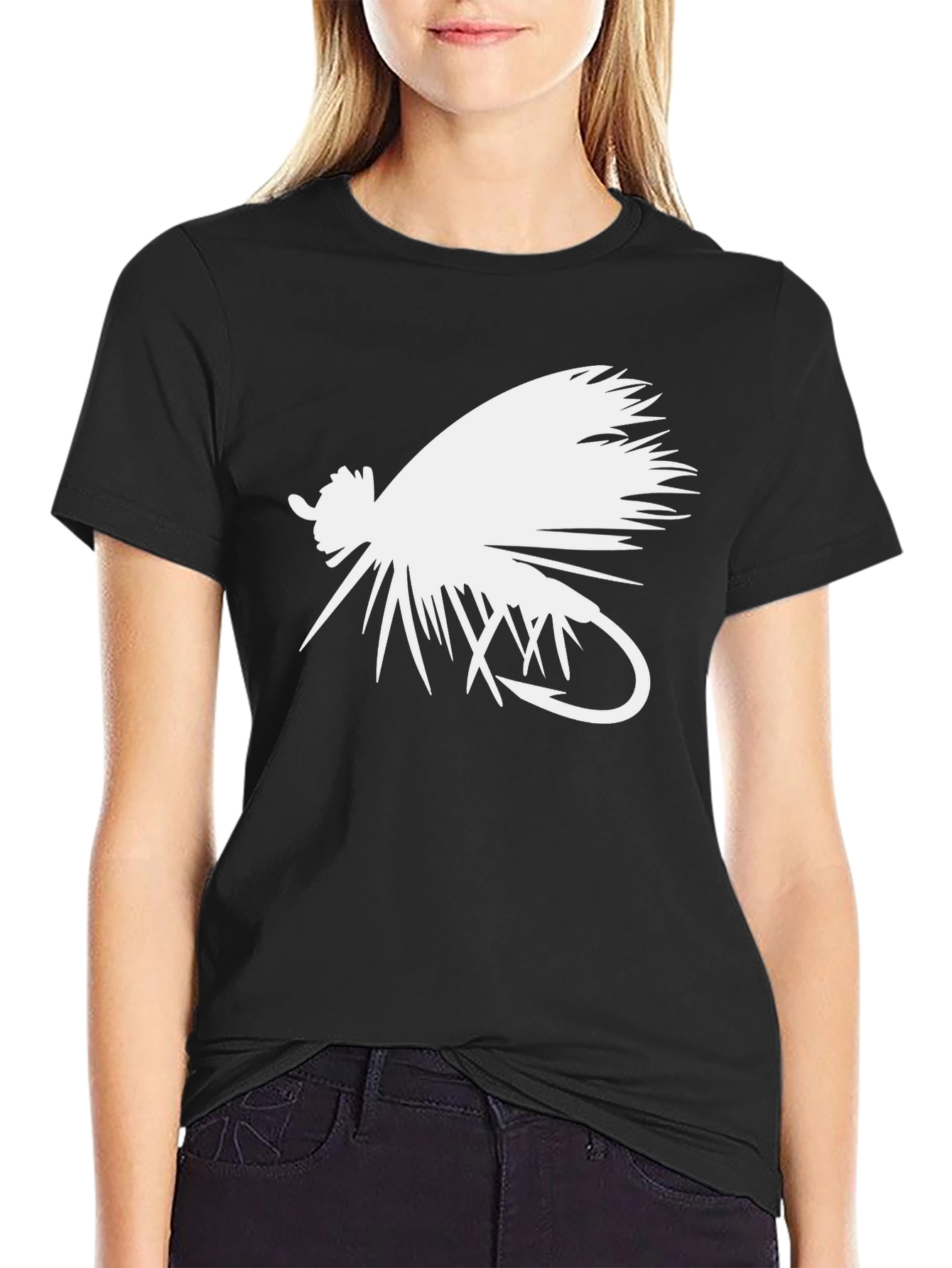 Fishing Fly Graphic T-Shirt - Classic Style