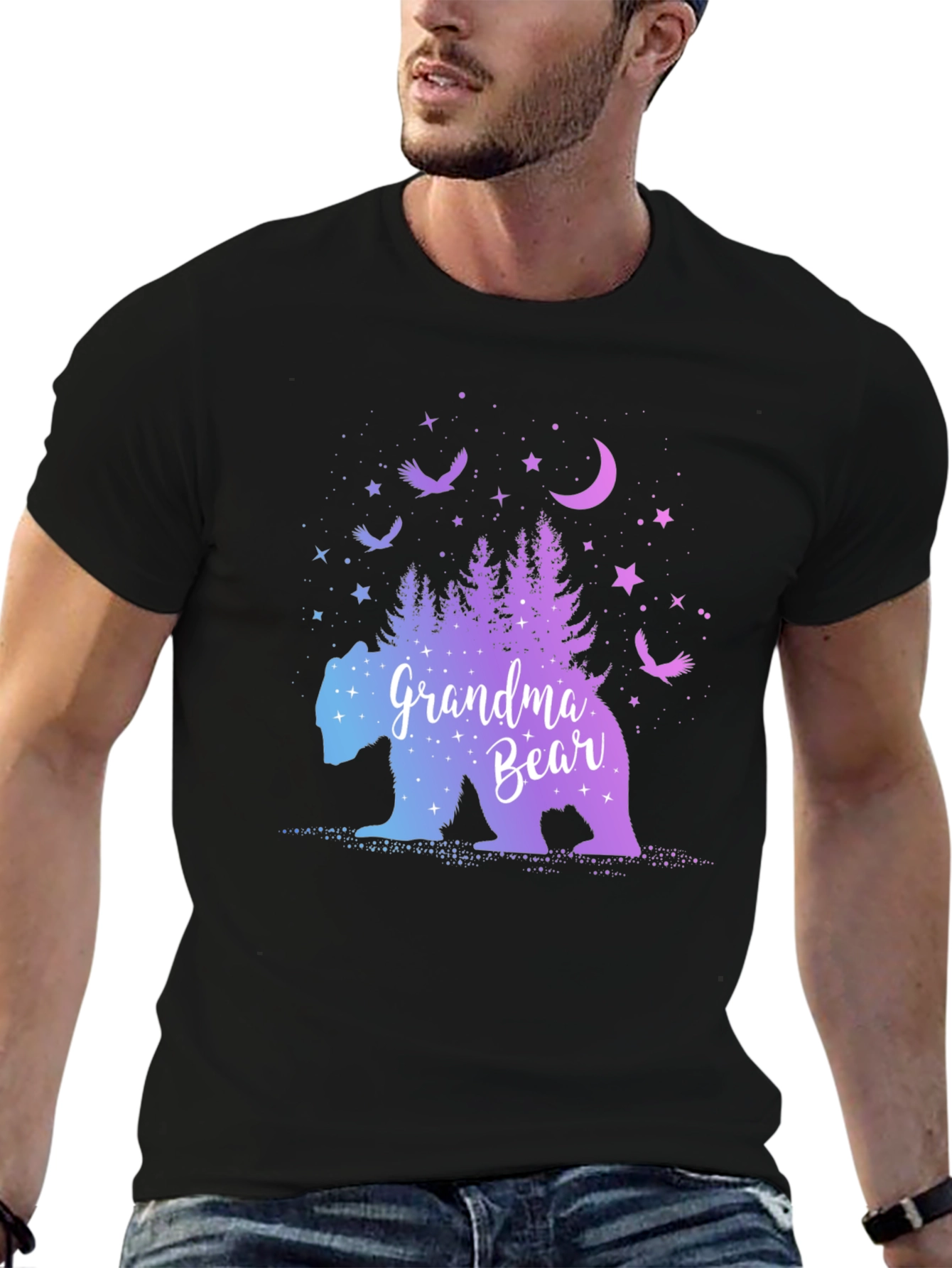 Grandma Bear T-Shirt - Nature Design