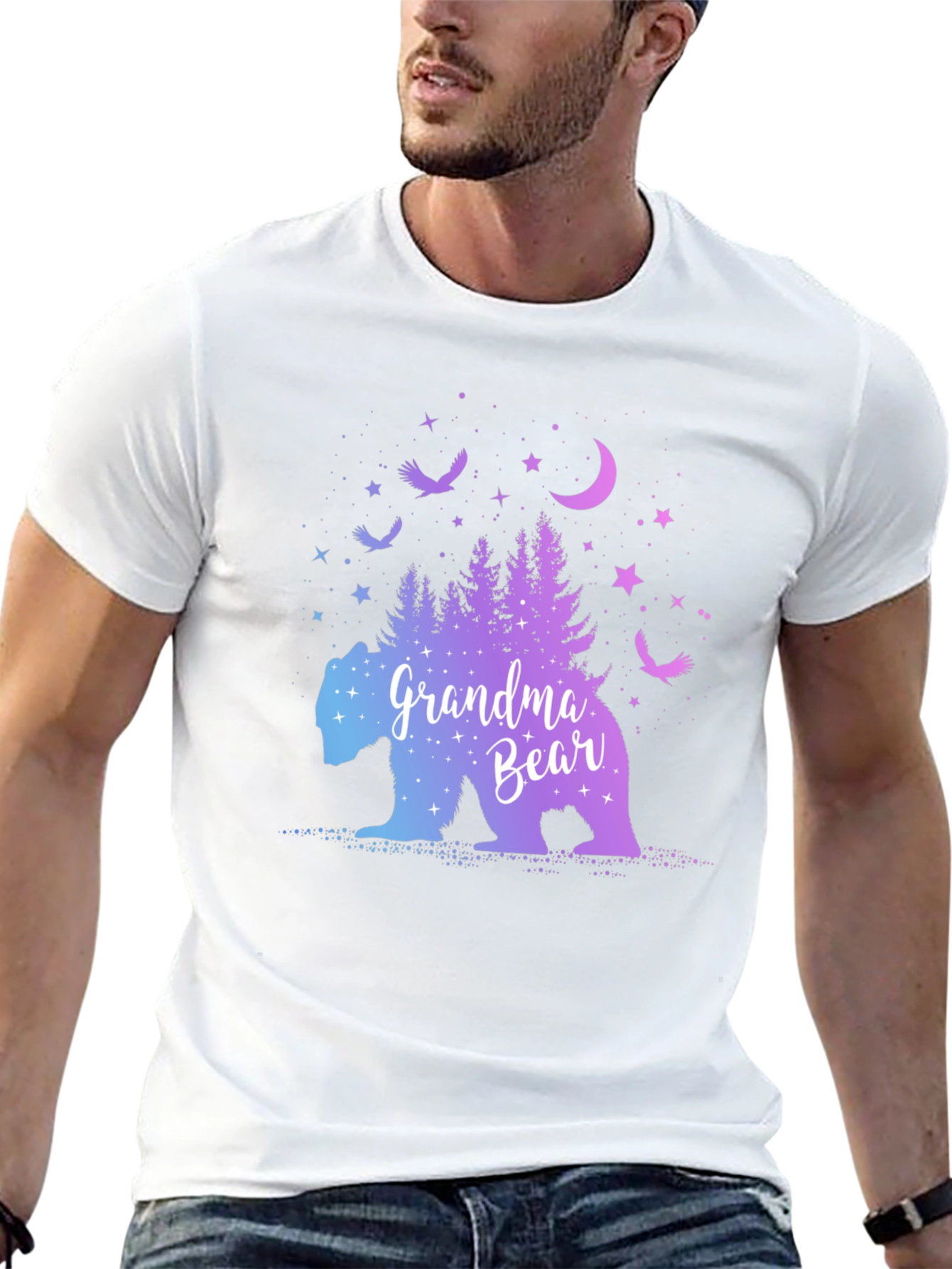 Grandma Bear T-Shirt - Nature Design