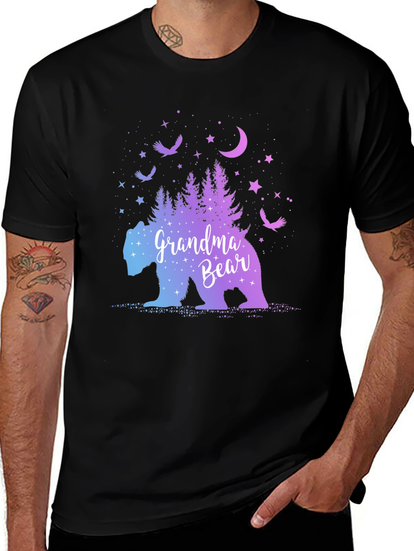 Grandma Bear T-Shirt - Nature Design