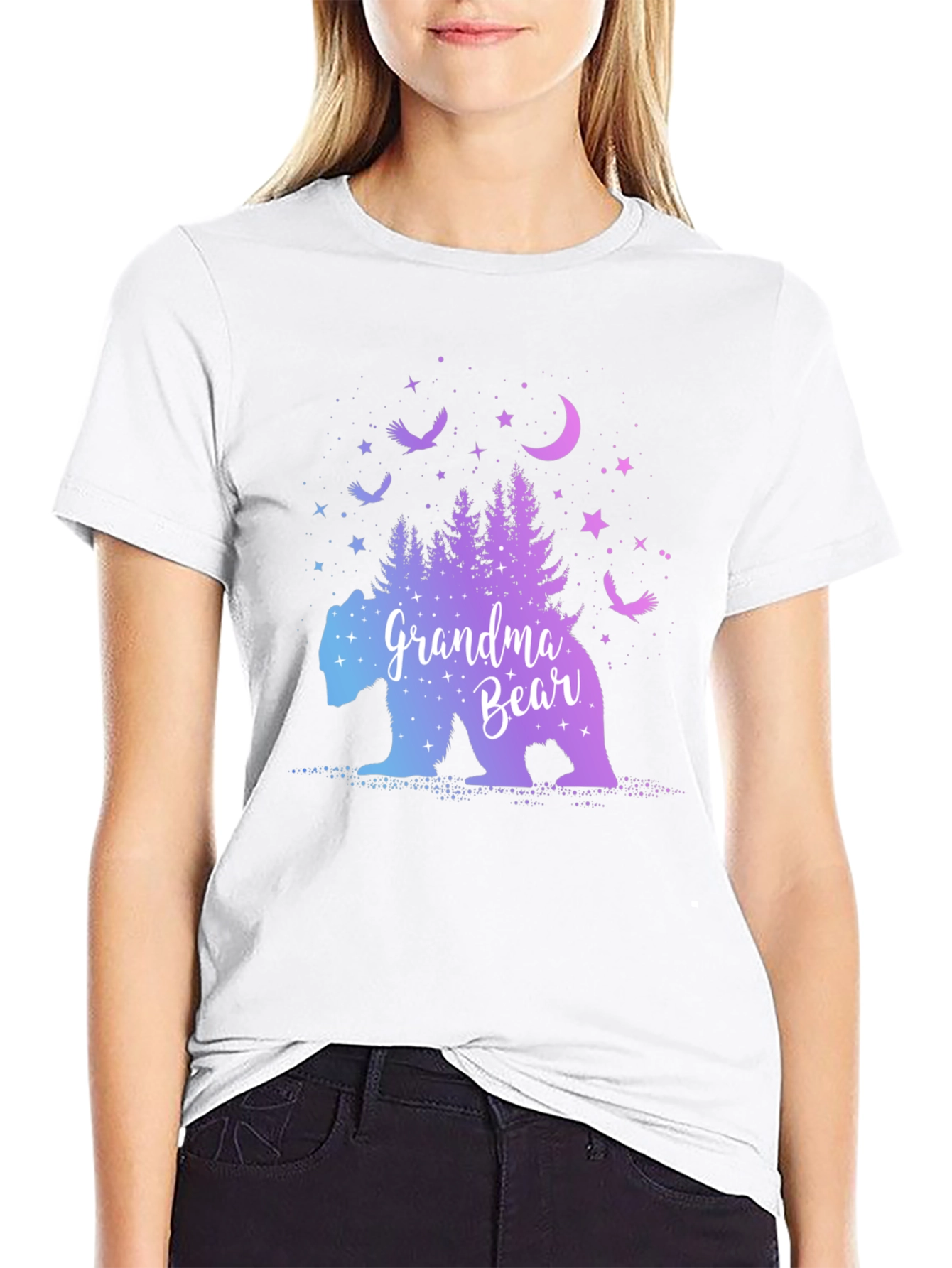 Grandma Bear T-Shirt - Nature Design