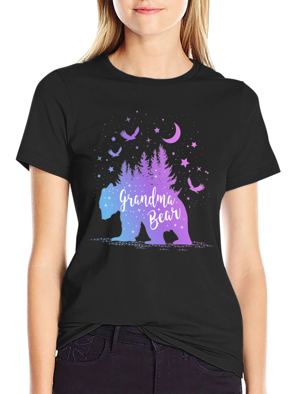 Grandma Bear T-Shirt - Nature Design