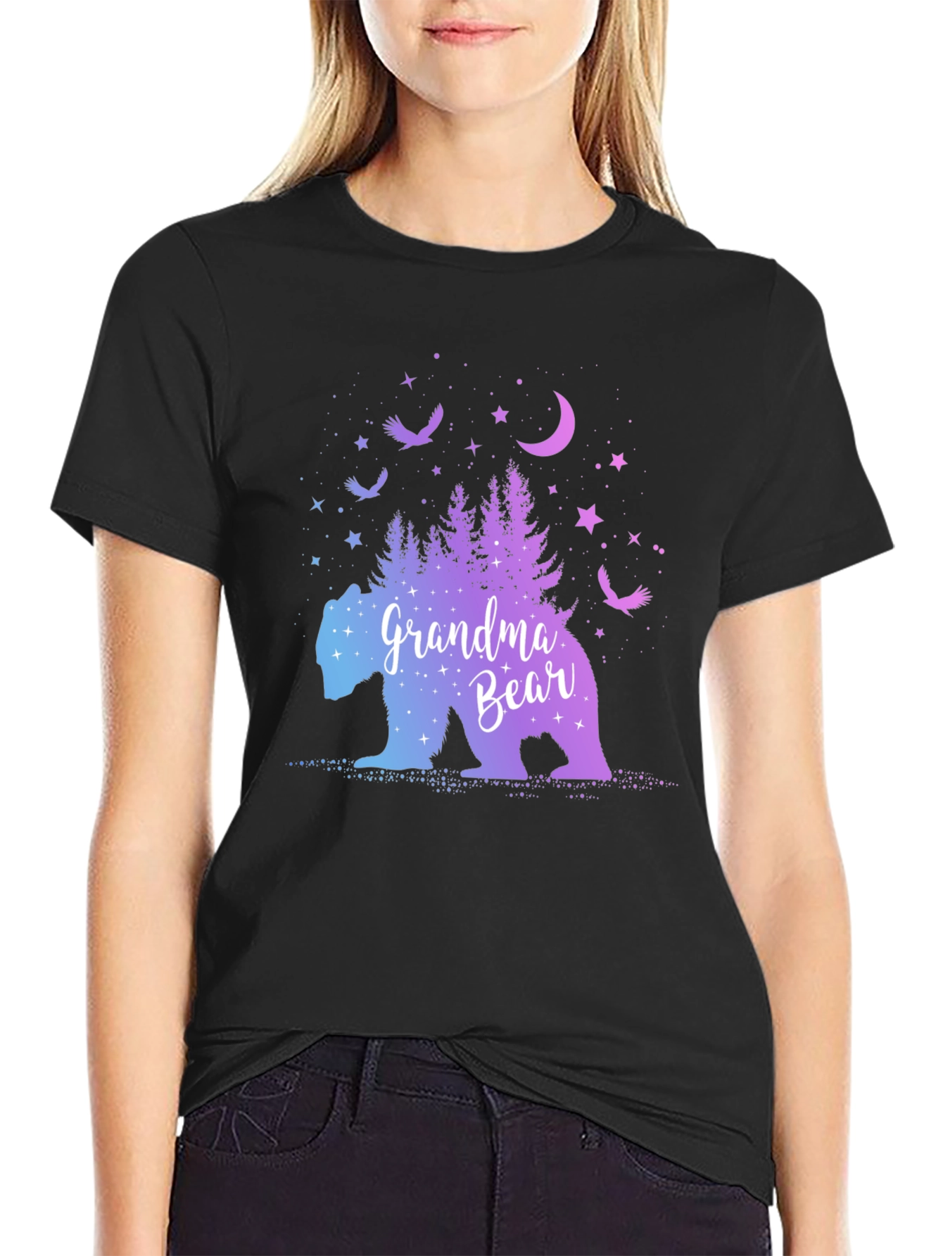 Grandma Bear T-Shirt - Nature Design