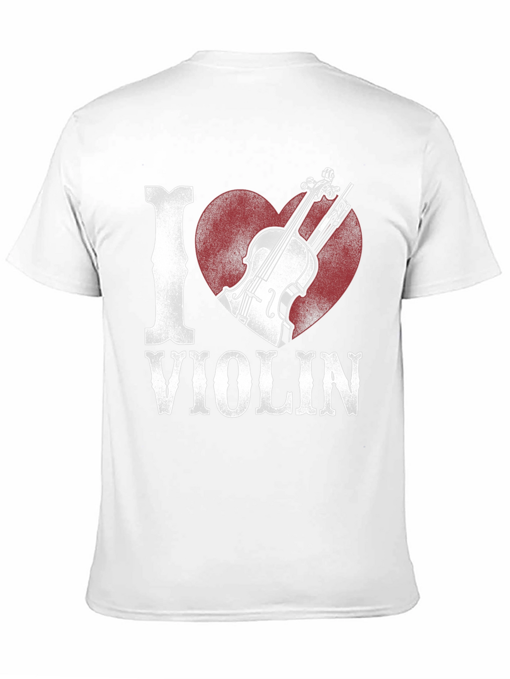 I Heart Violin Graphic Tee - Music Lover Shirt