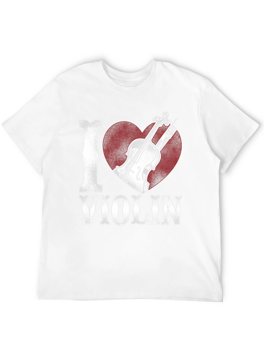 I Heart Violin Graphic Tee - Music Lover Shirt