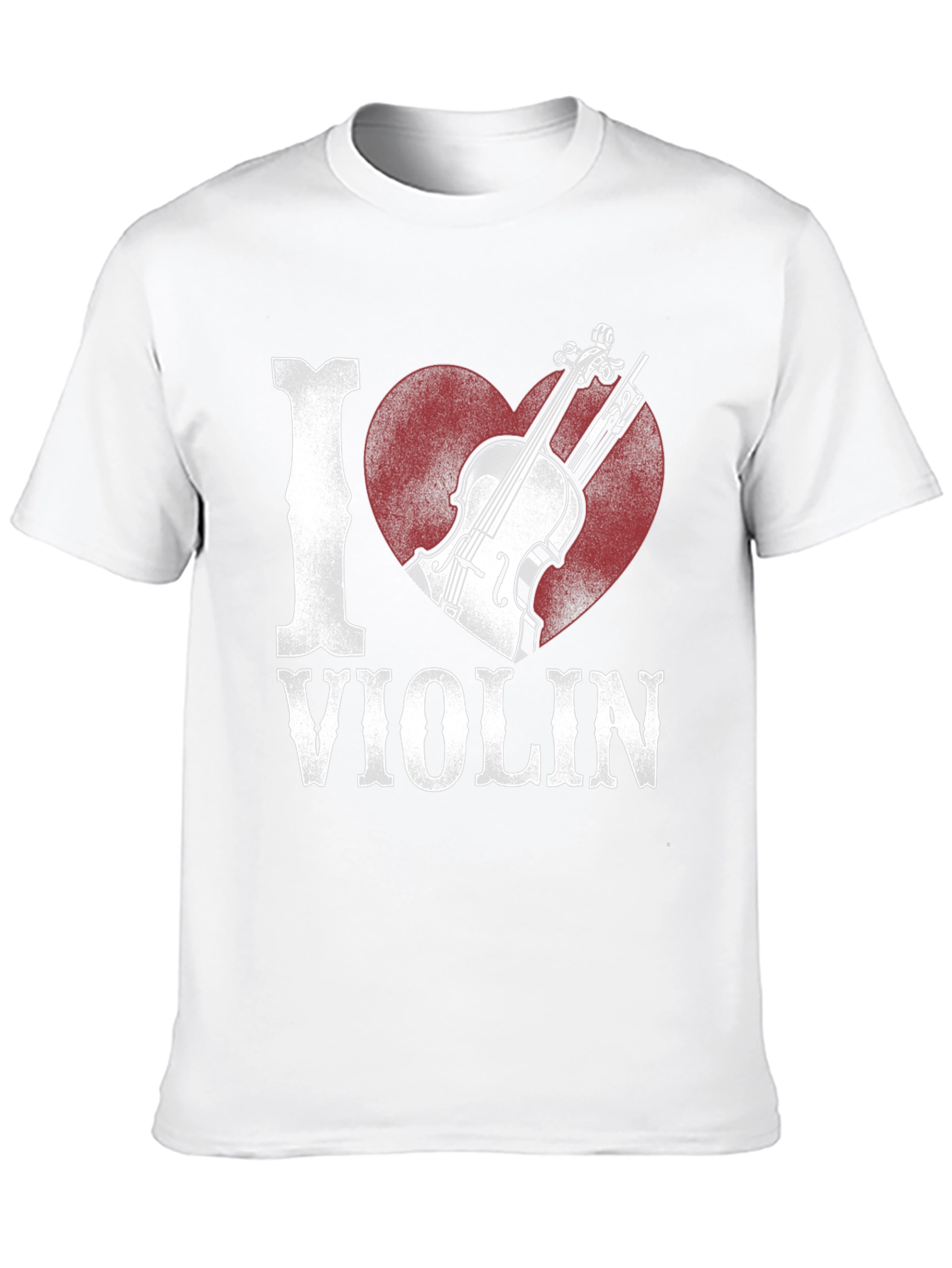 I Heart Violin Graphic Tee - Music Lover Shirt
