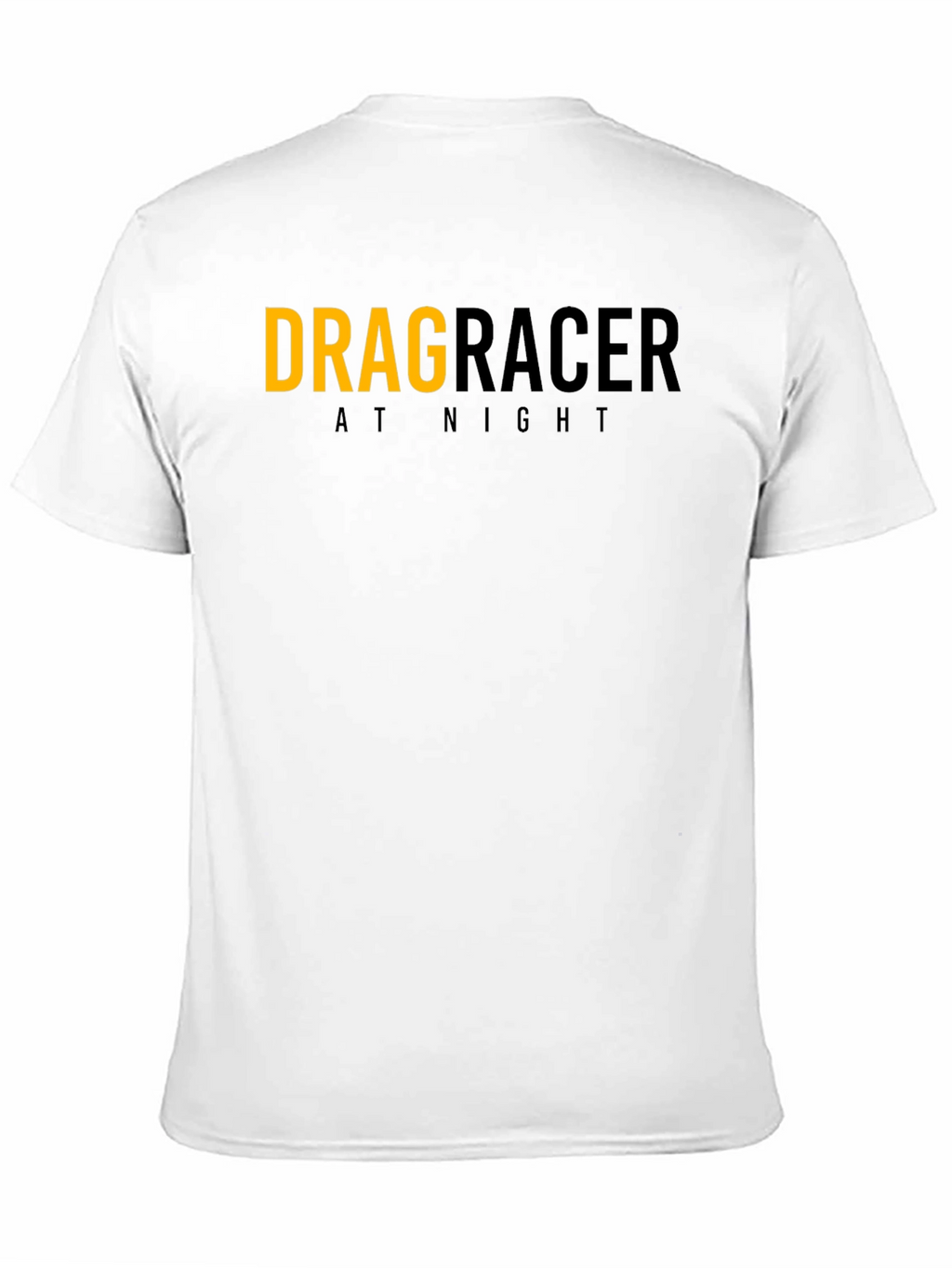 Drag Racer At Night Graphic Tee - Black