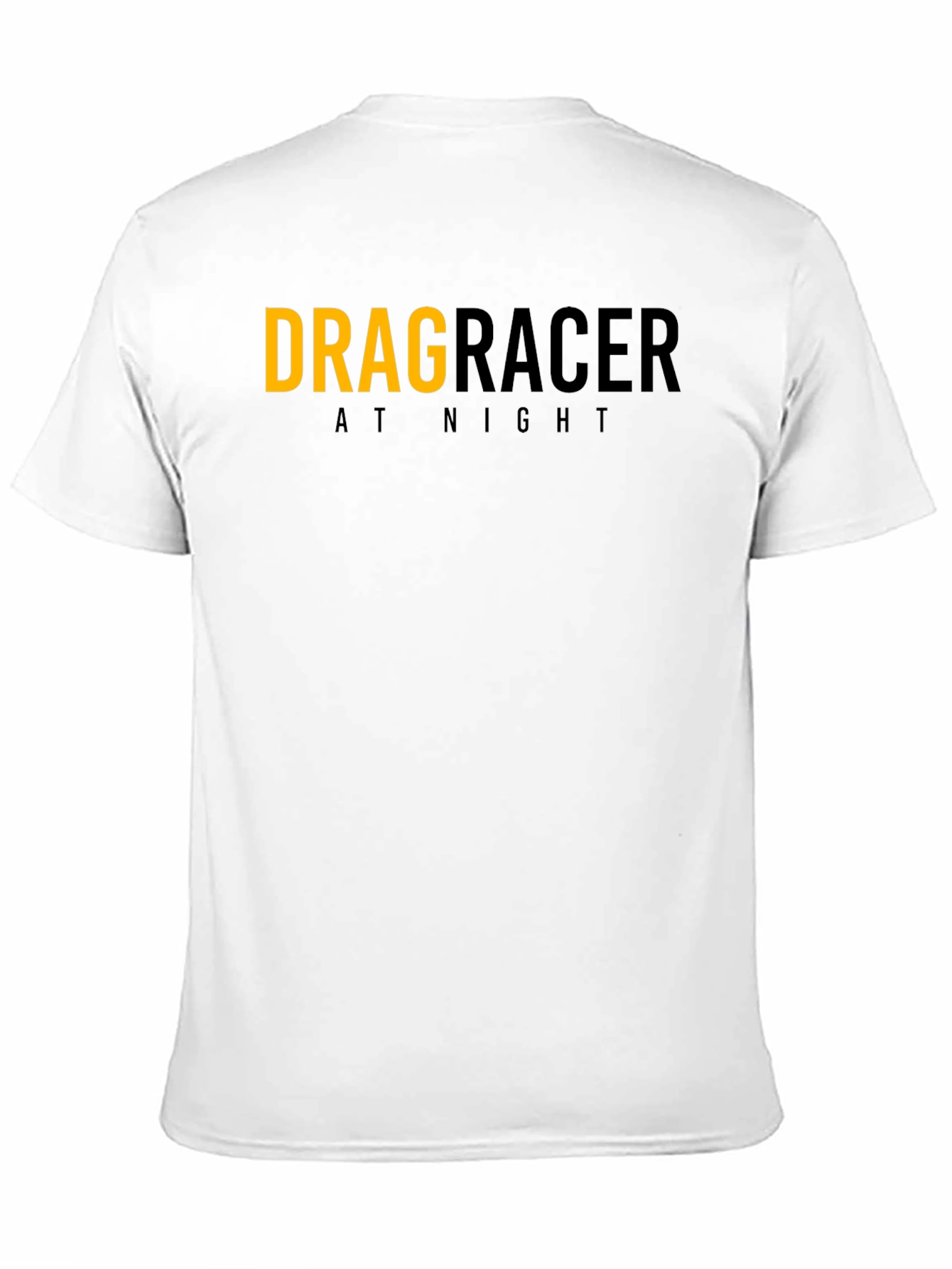 Drag Racer At Night Graphic Tee - Black