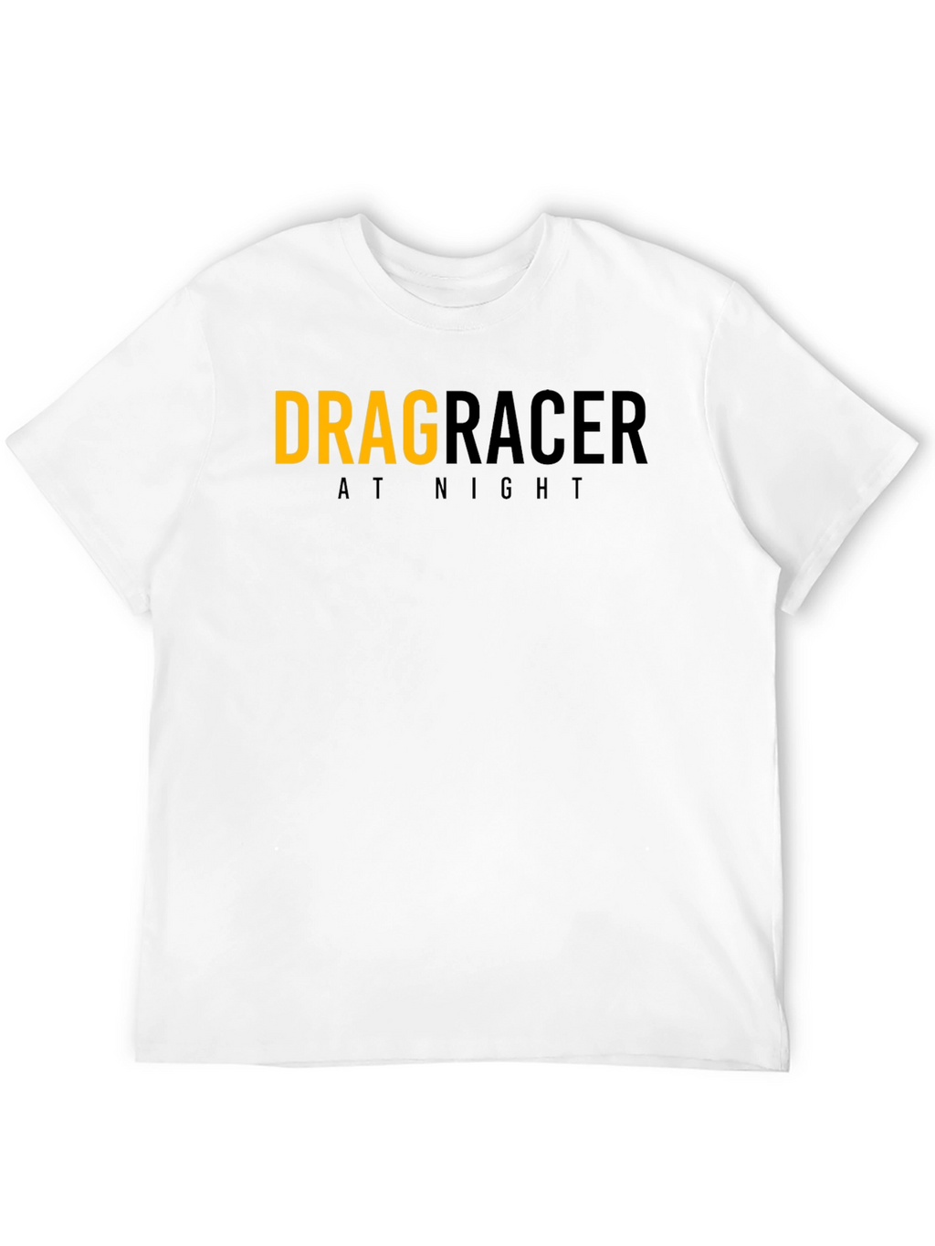 Drag Racer At Night Graphic Tee - Black