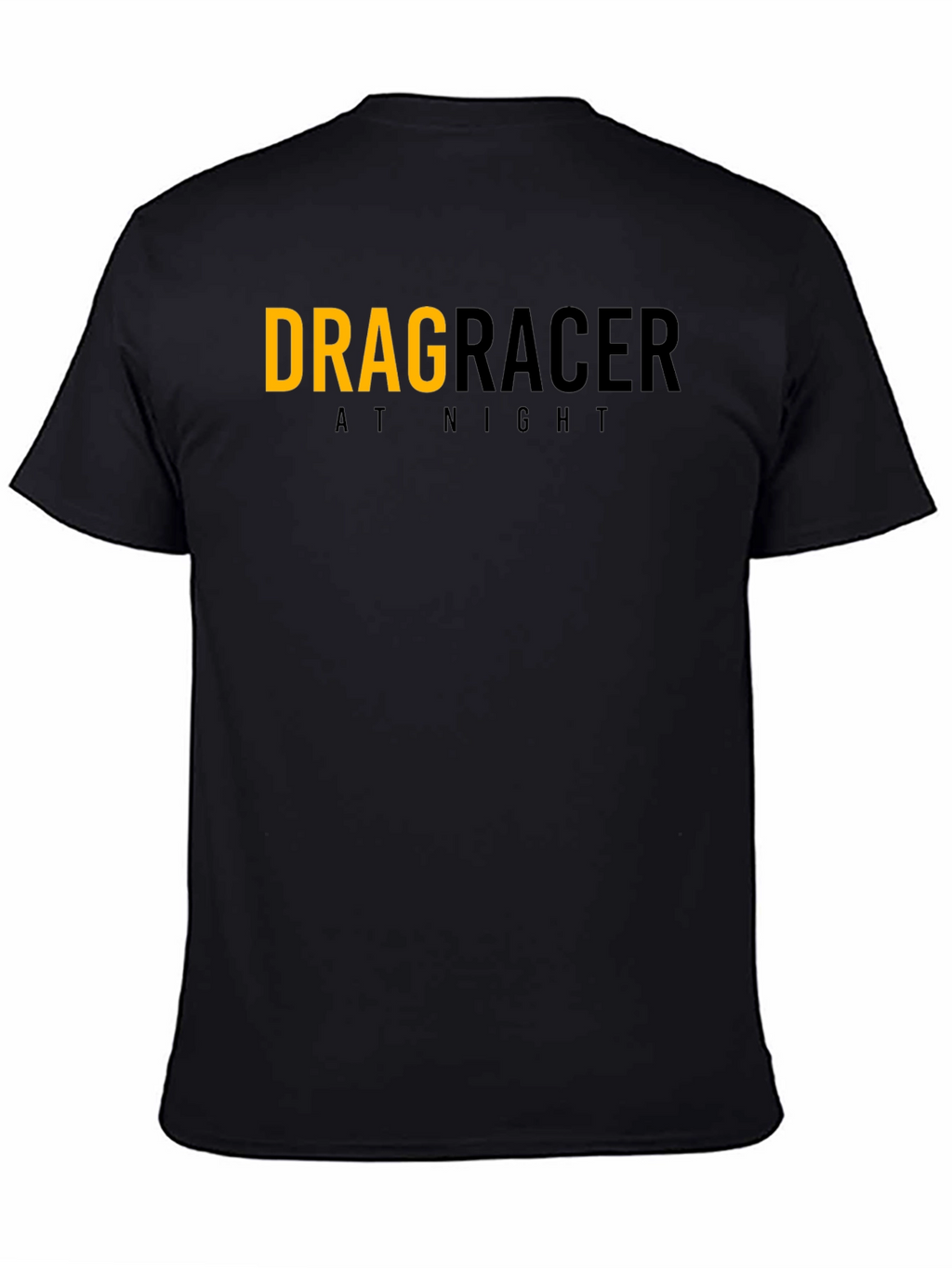 Drag Racer At Night Graphic Tee - Black