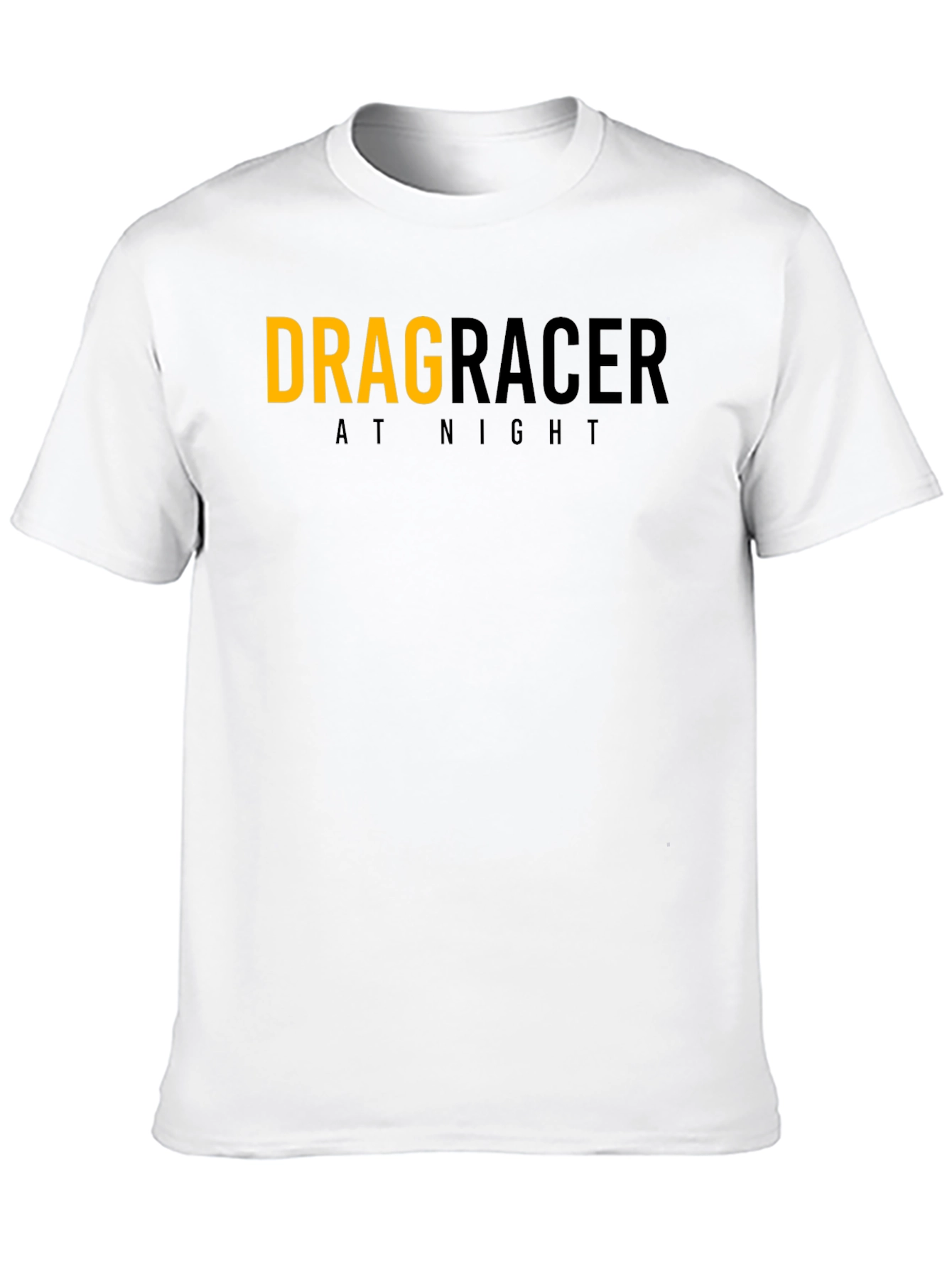 Drag Racer At Night Graphic Tee - Black
