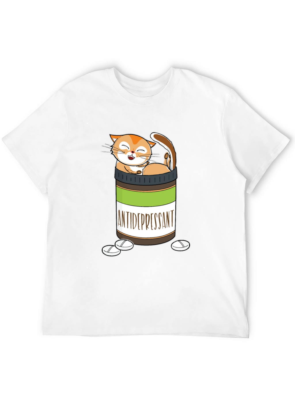 Funny Cat Antidepressant T-Shirt