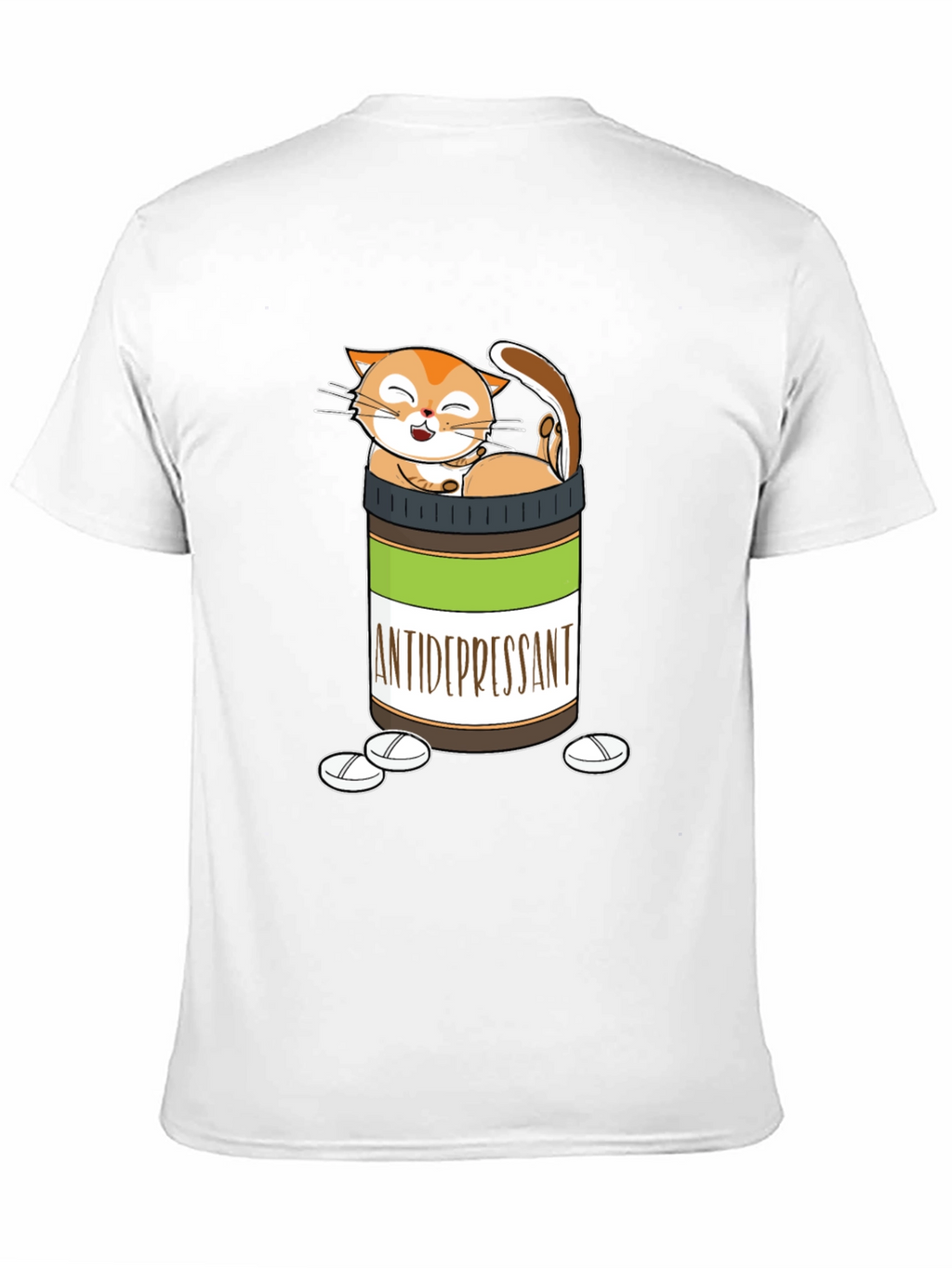 Funny Cat Antidepressant T-Shirt