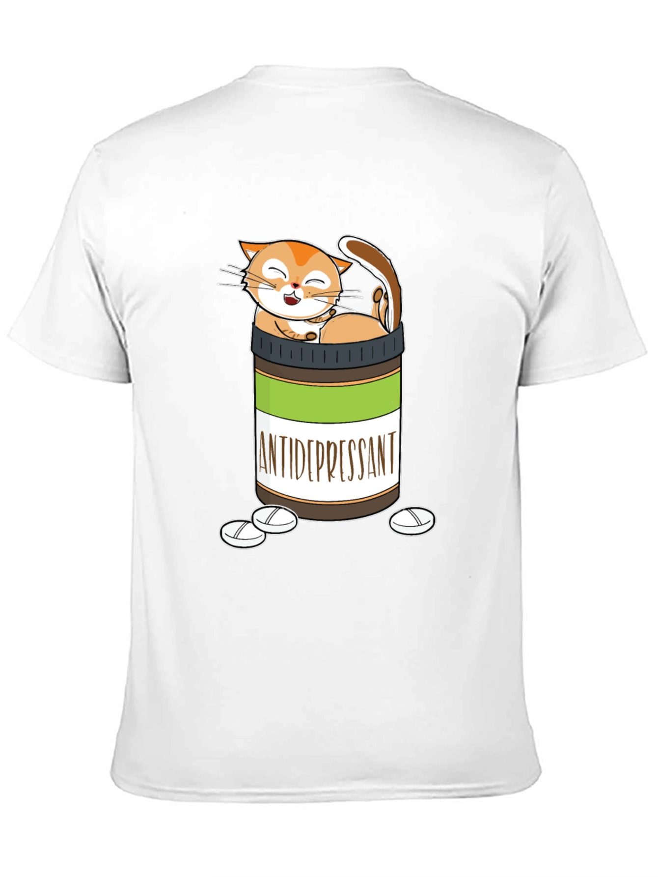 Funny Cat Antidepressant T-Shirt