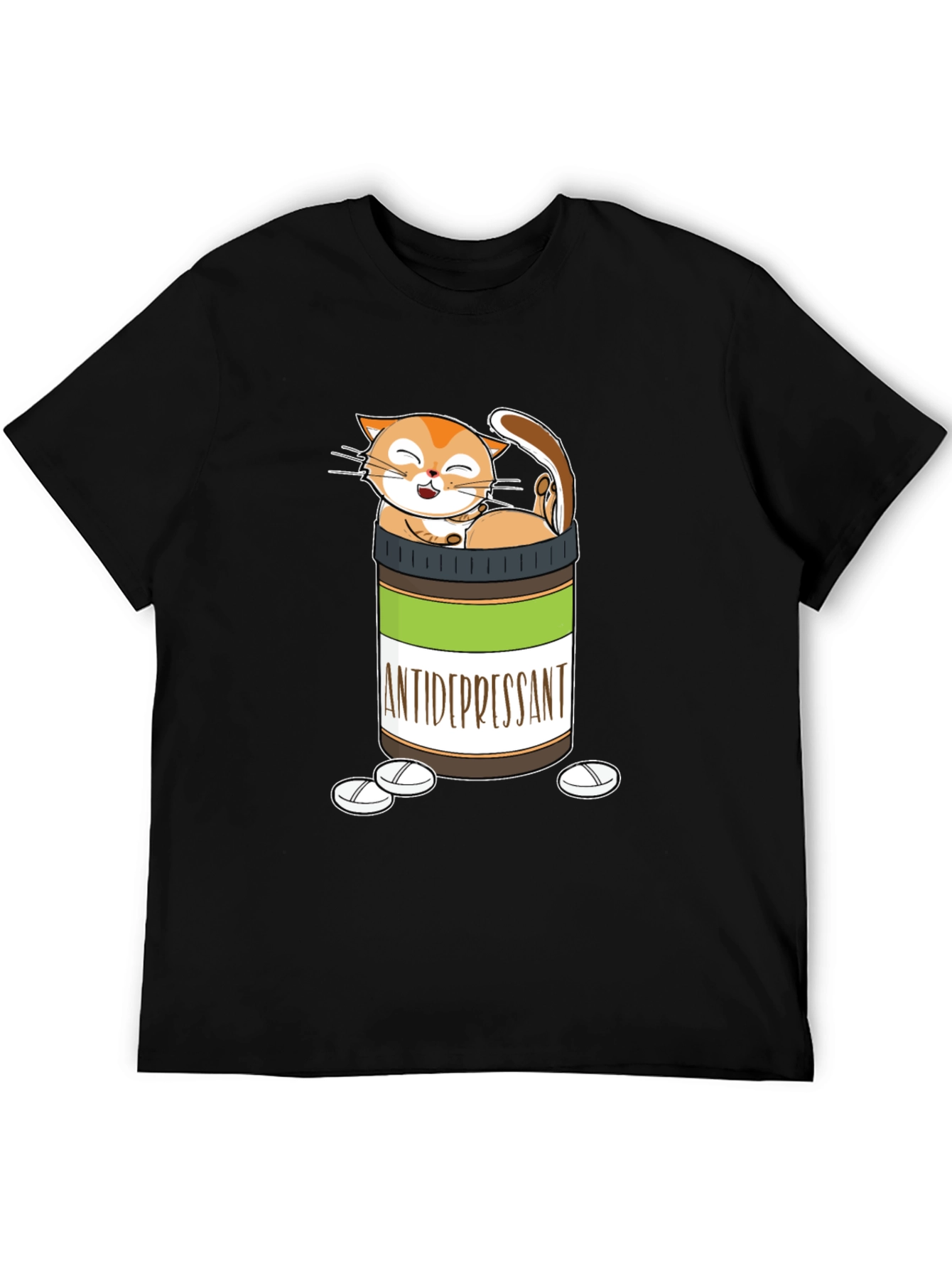 Funny Cat Antidepressant T-Shirt