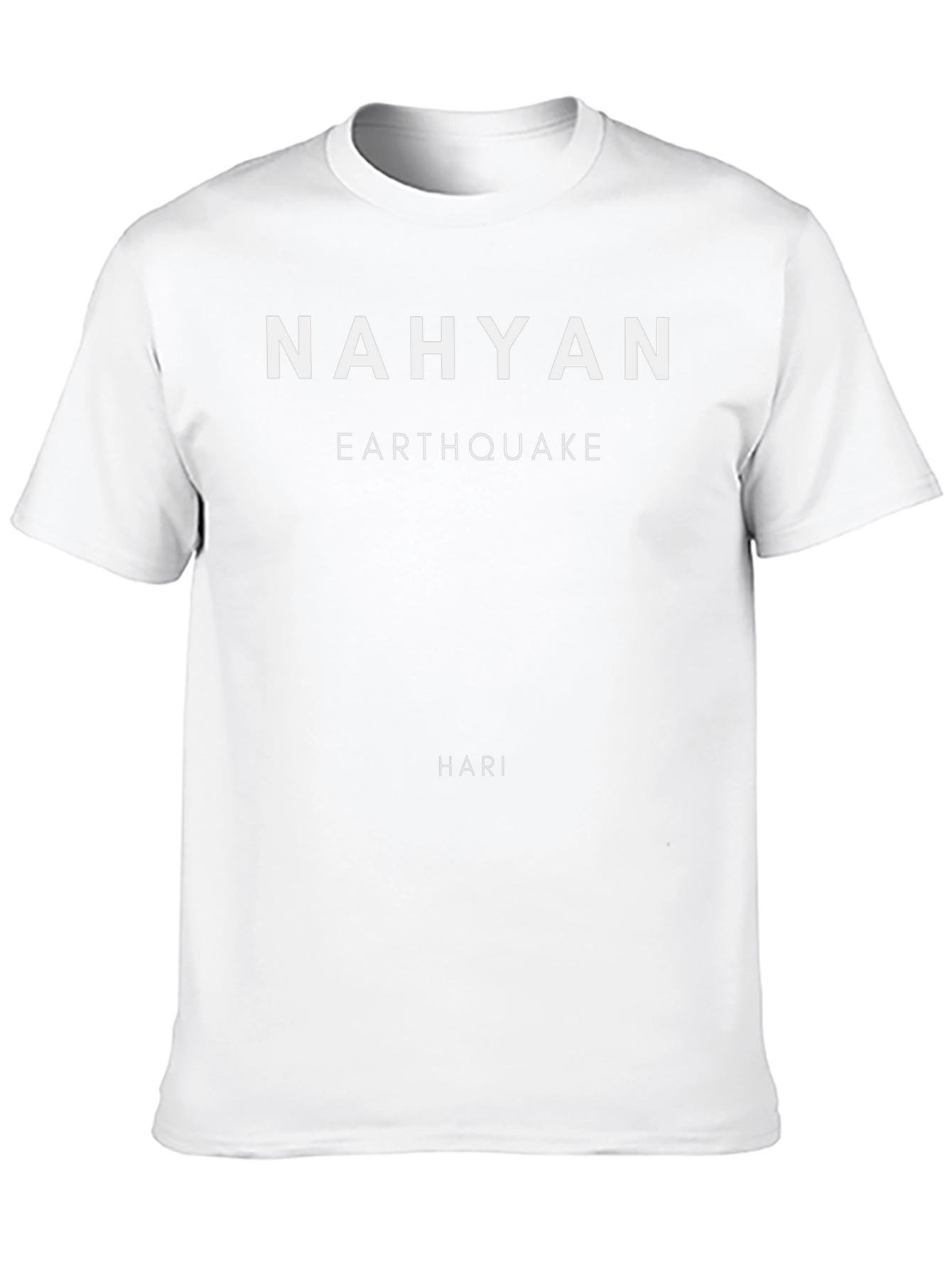 Nahyan Earthquake Hari Graphic Tee - Black