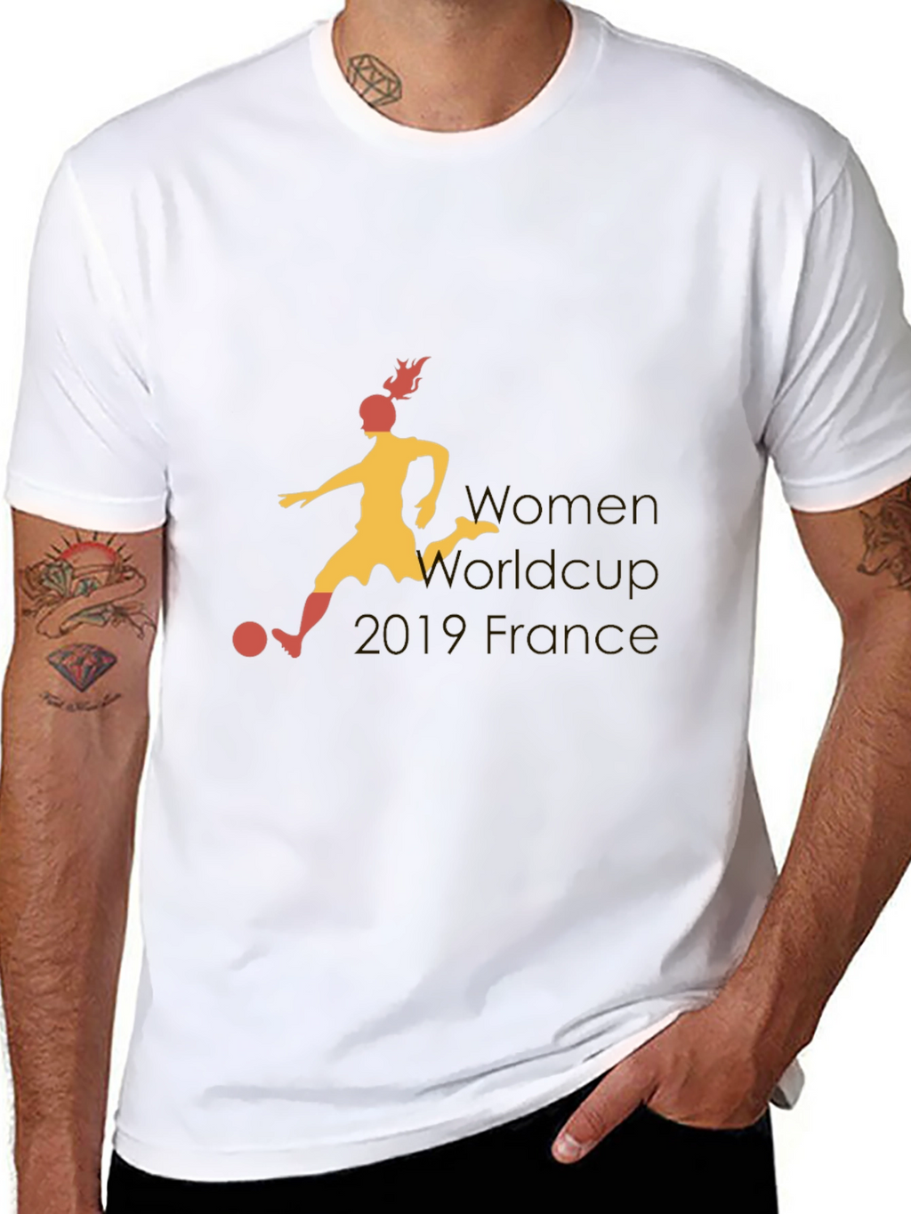 Womens World Cup France Black T-Shirt