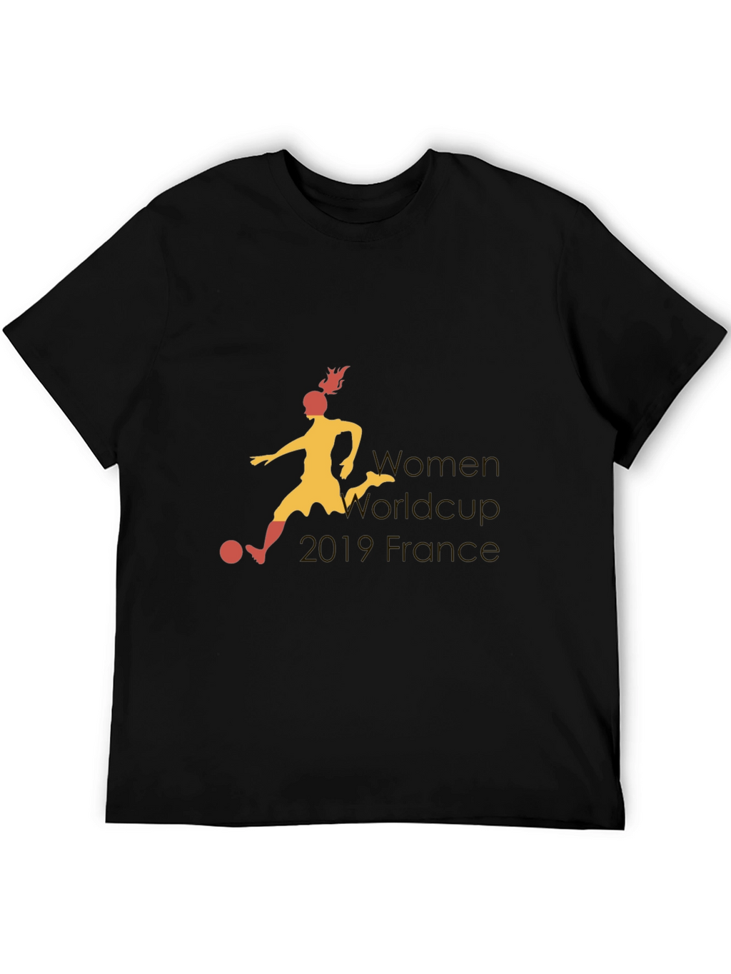 Womens World Cup France Black T-Shirt