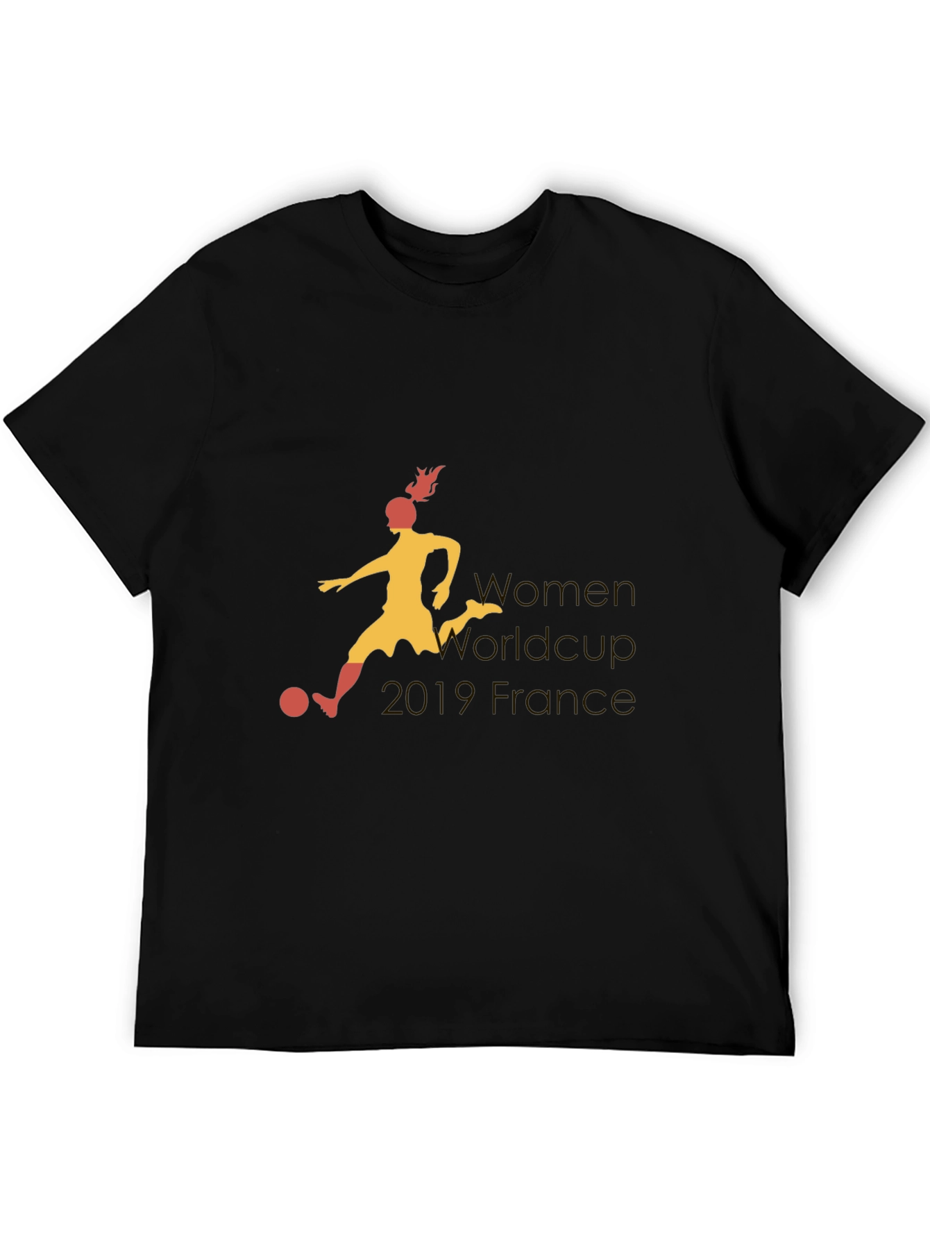 Womens World Cup France Black T-Shirt