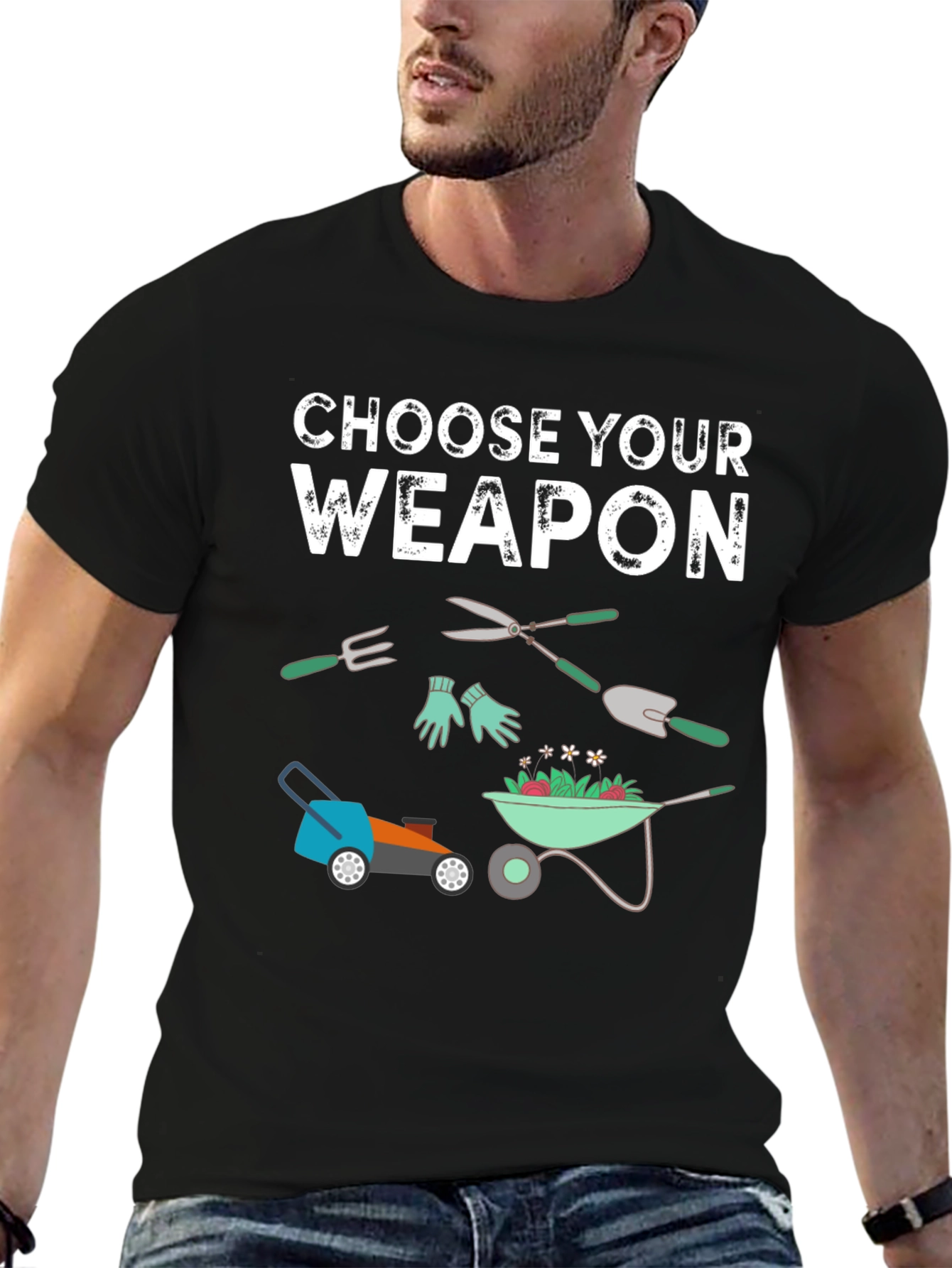 Gardening Weapon T-Shirt - Choose Your Tool