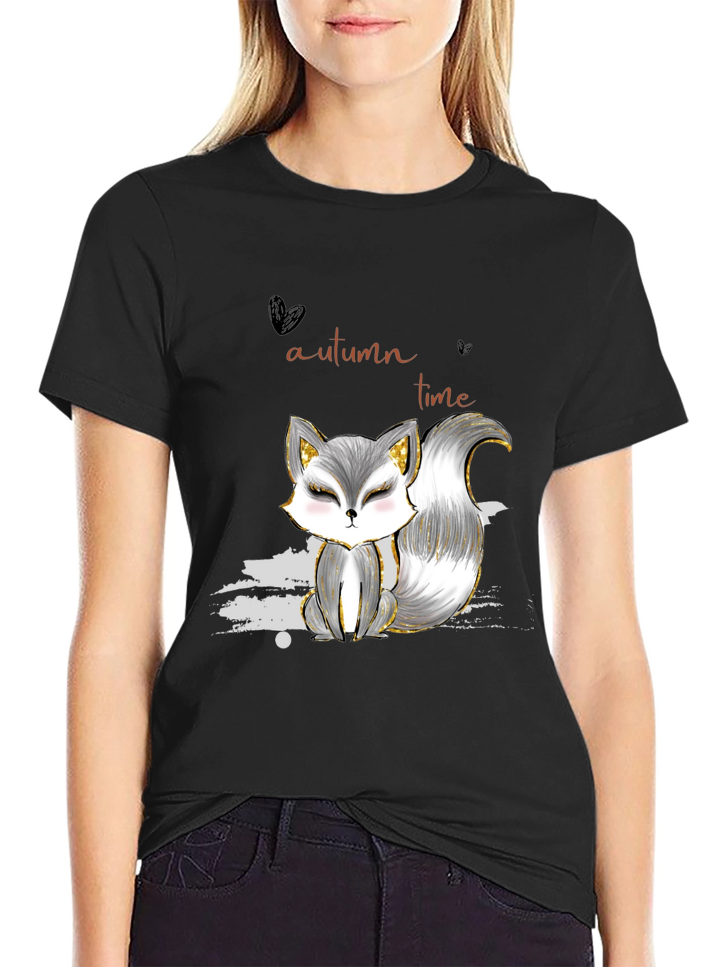 Autumn Fox Graphic Tee - Stylish Casual Wear