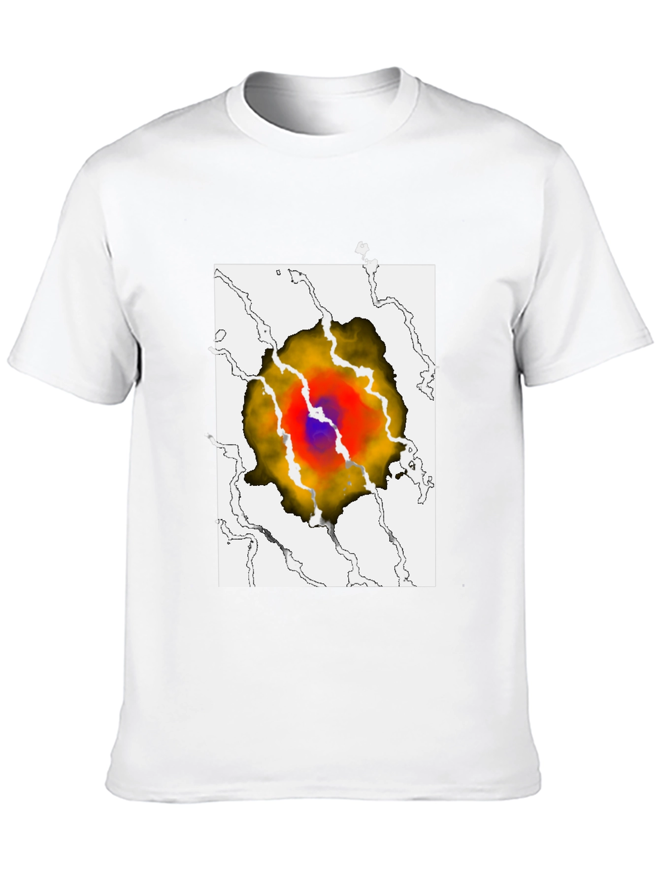 Eye-Catching Graphic Print T-Shirt