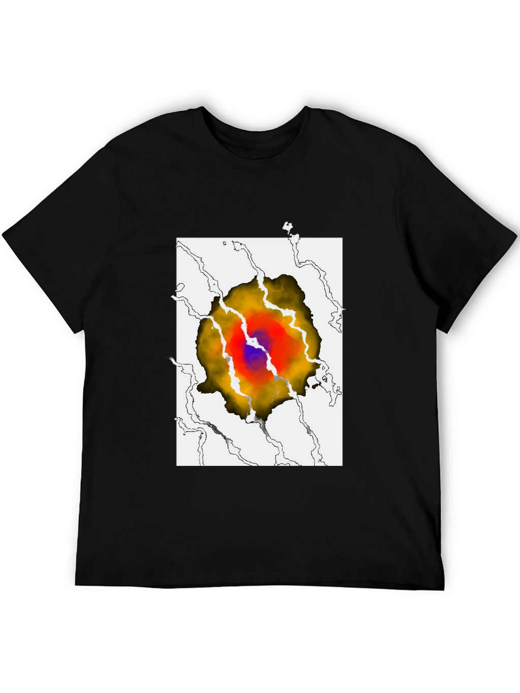 Eye-Catching Graphic Print T-Shirt