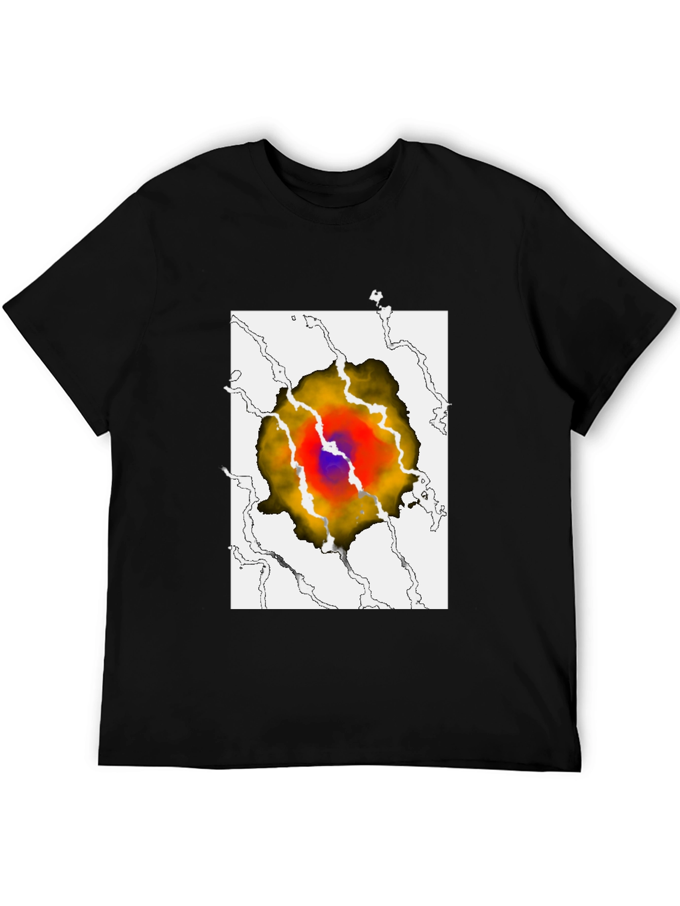 Eye-Catching Graphic Print T-Shirt