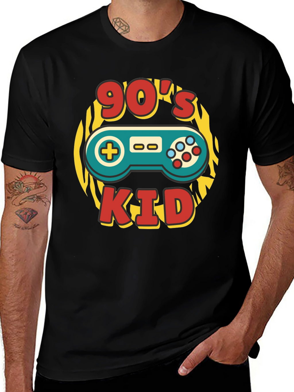 90s Kid Graphic Tee - Retro Gaming T-Shirt