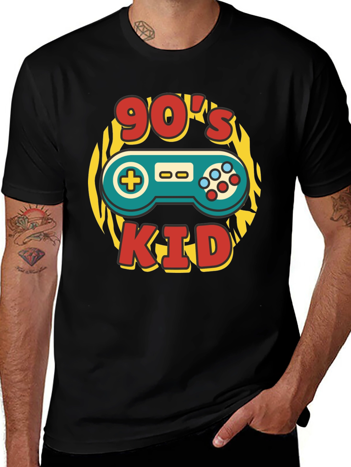 90s Kid Graphic Tee - Retro Gaming T-Shirt